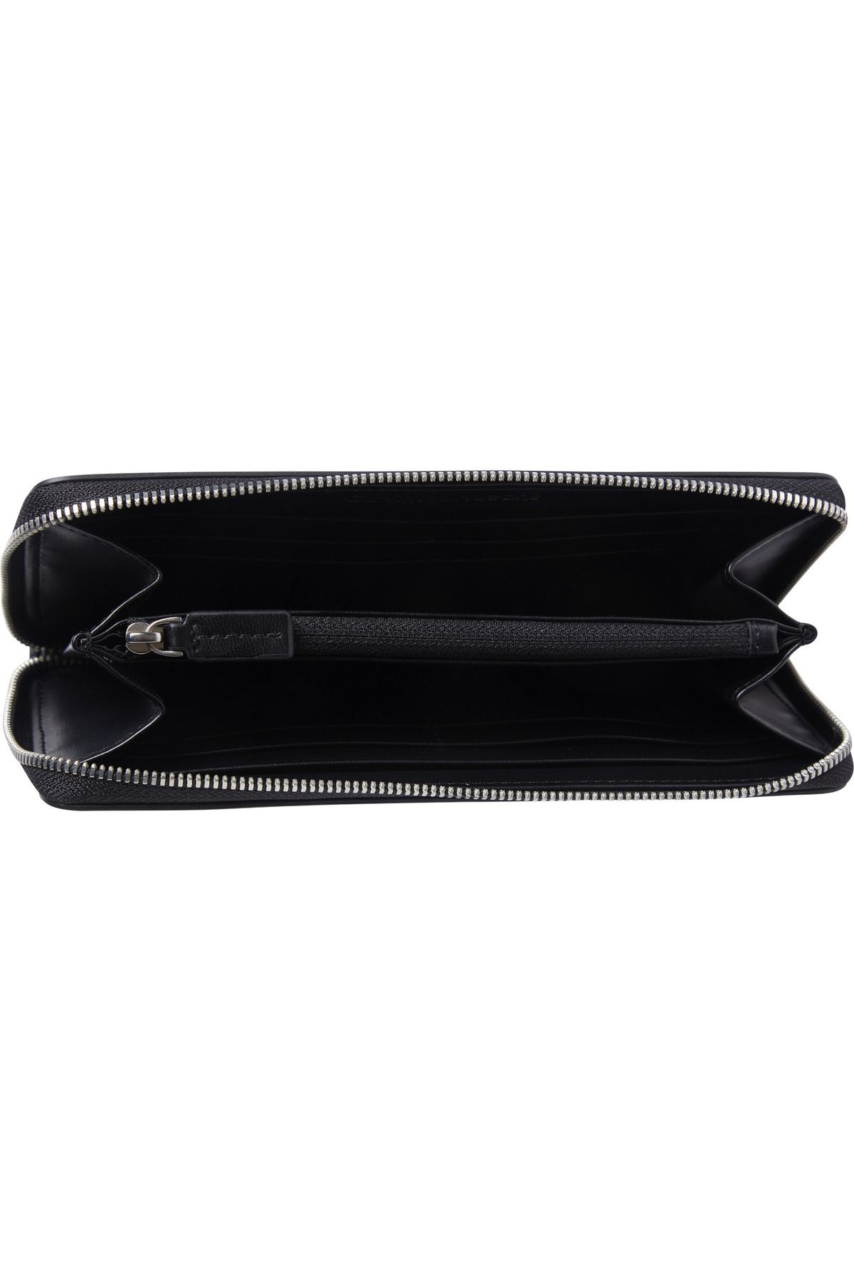 Calvin Klein-Calvin Klein Women Natural Black Ultralight Md Zip Wallet 2