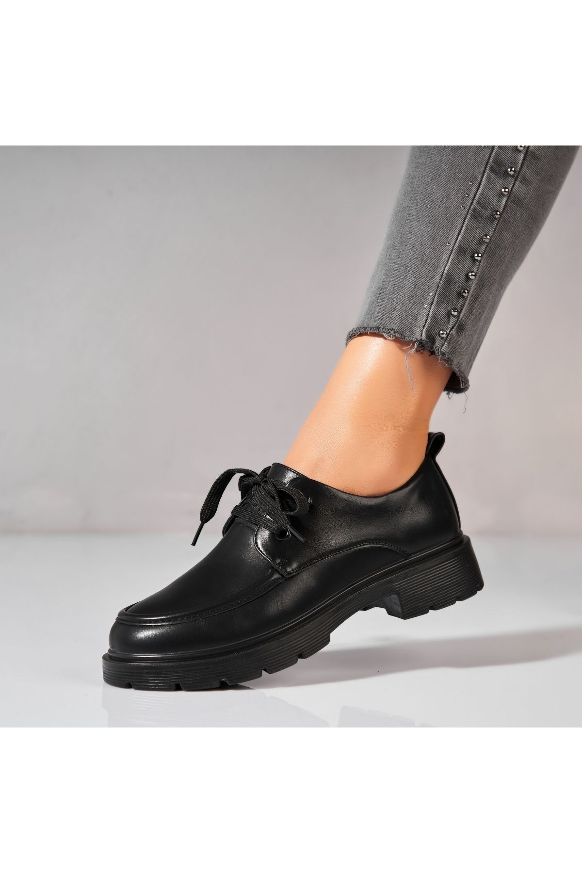 Joana-Women's Casual Shoes Black Made of Organic Leather Dalina 3