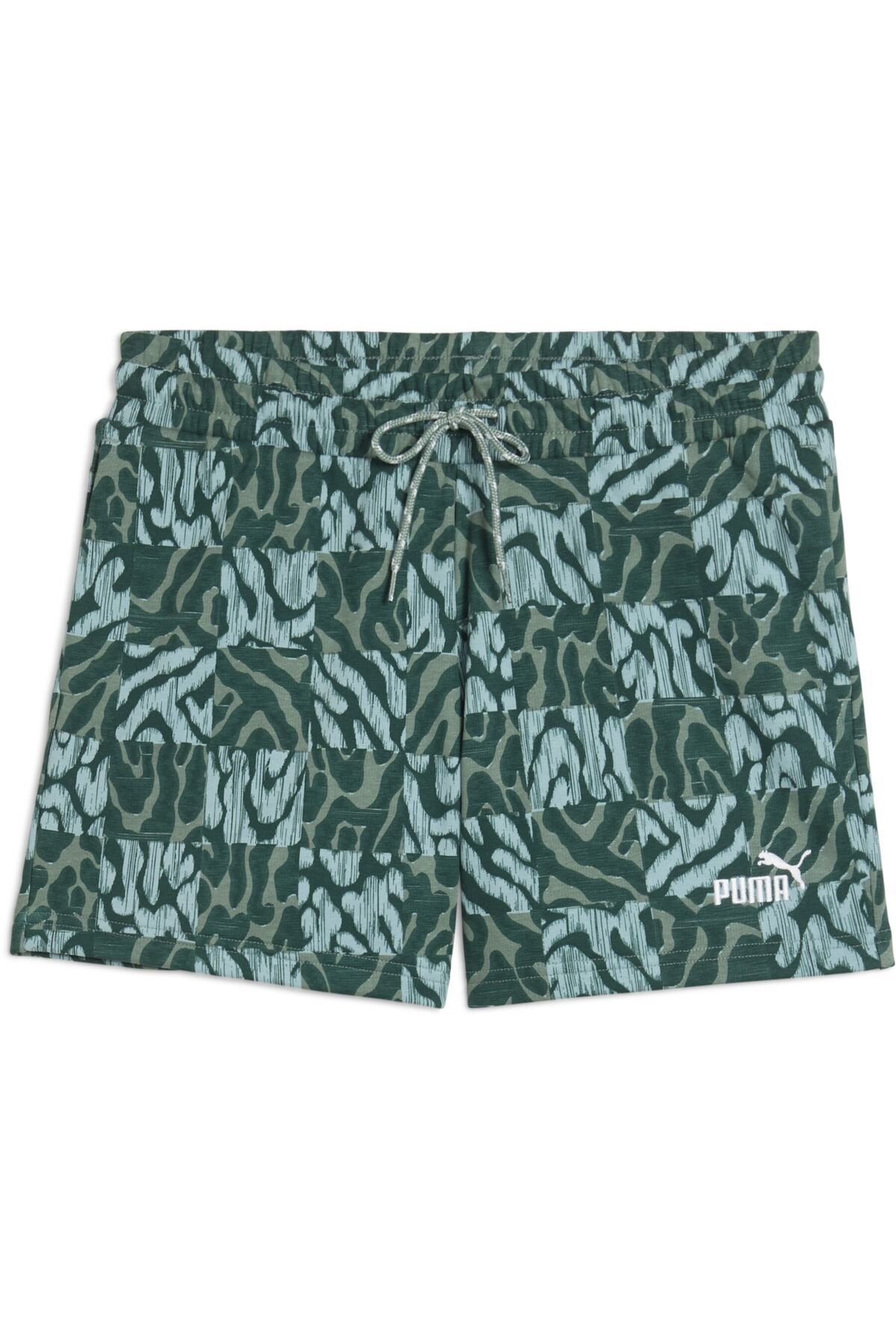 Puma-Pantaloni scurți ESS GRAPHIC cu talie medie de 5 inchi pentru femei 4