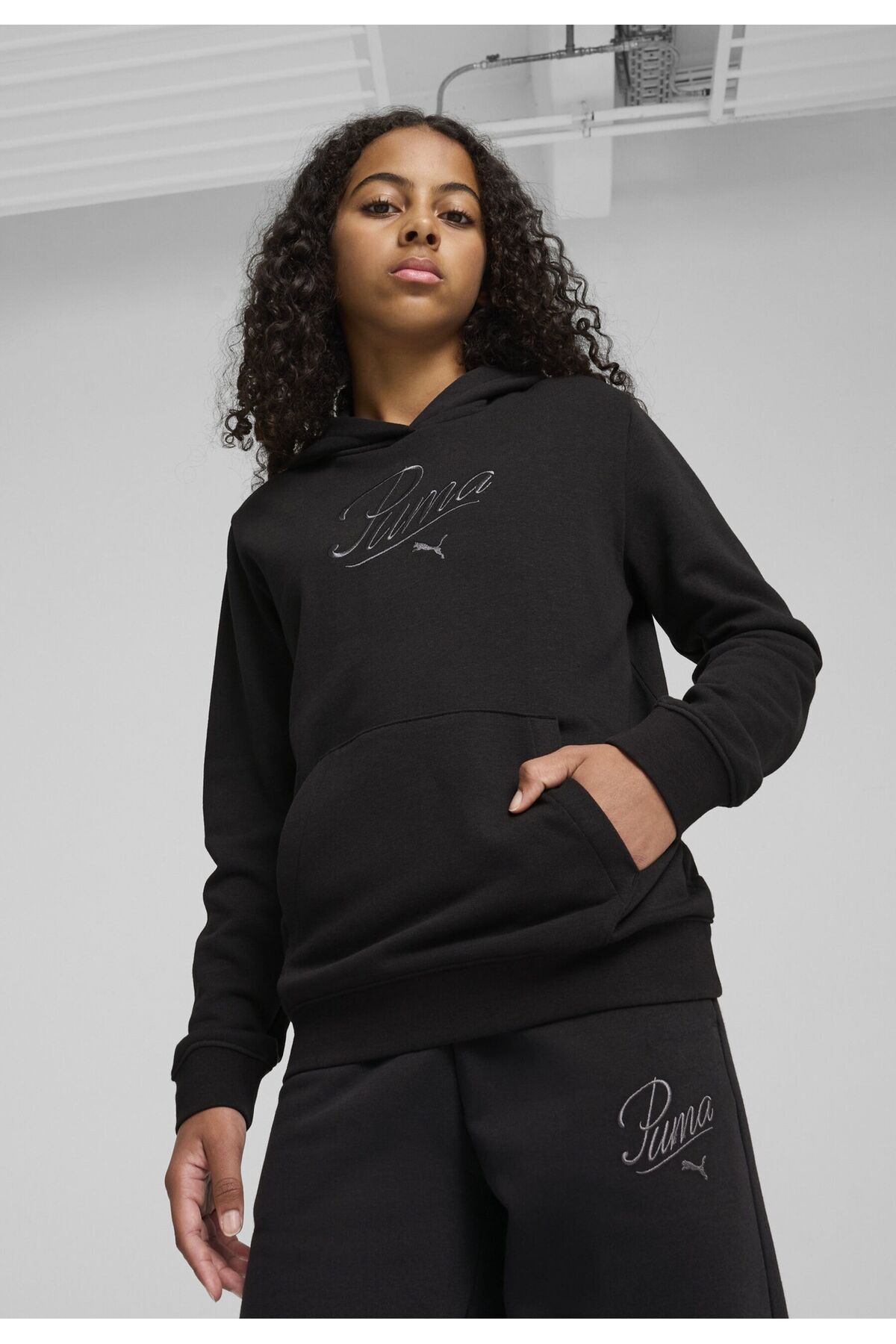 Puma-Essentials Script Mikina pro mládež 3