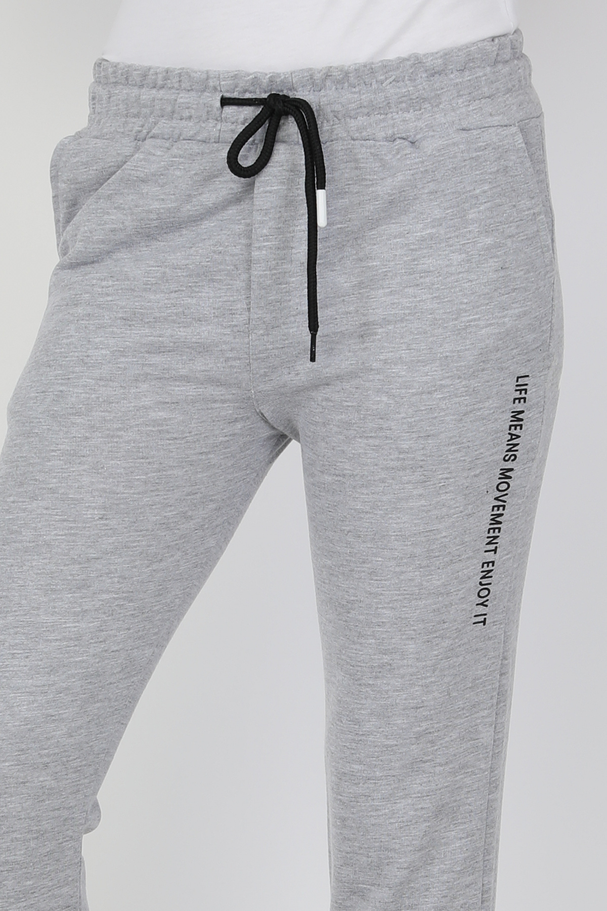 e-çocuk-Life Means Written Unisex Children's Bottom Tracksuit 4187 2