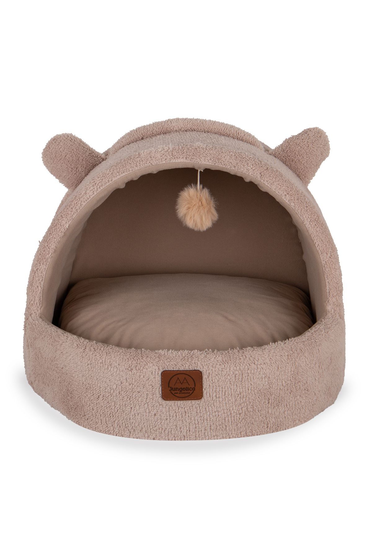 Jungolica Pet Products-Tom, Ultra Soft, Comfortable, Closed Top Design Cat Bed with Removable Cushion 4