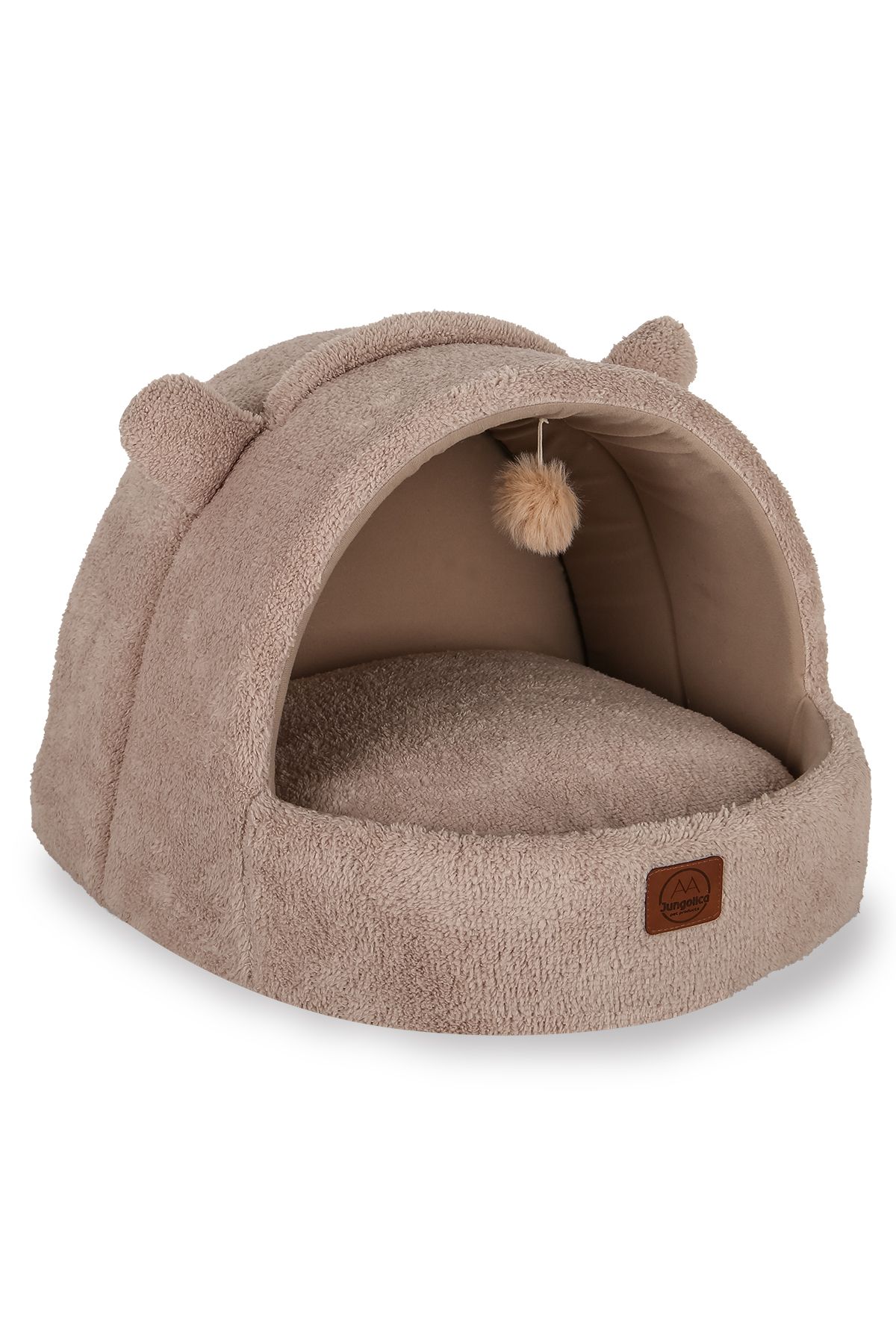 Jungolica Pet Products-Tom, Ultra Soft, Comfortable, Closed Top Design Cat Bed with Removable Cushion 5