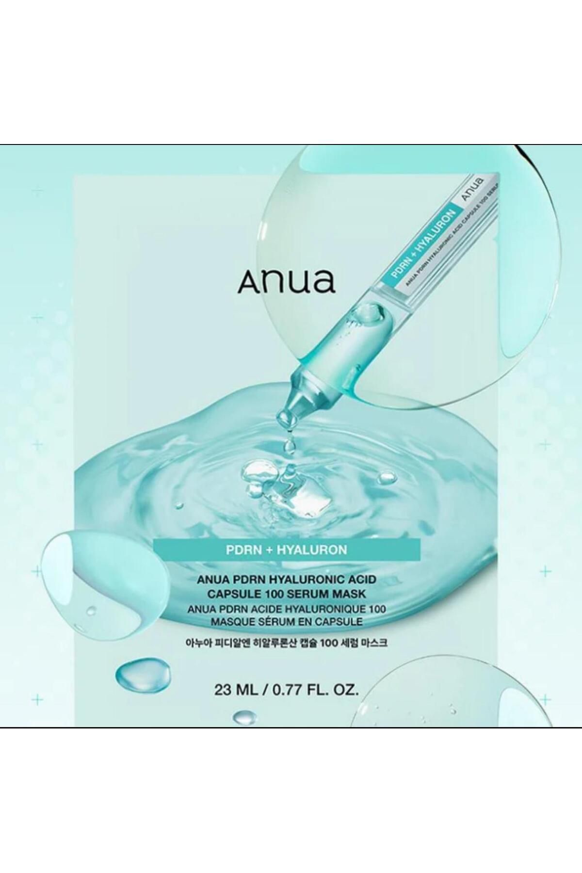 ANUA PDRN Hyaluronic Acid Capsule 100 Kuru Ciltler İçin İnce Çizgi Karşıtı Somon DNA'lı Serum Maske