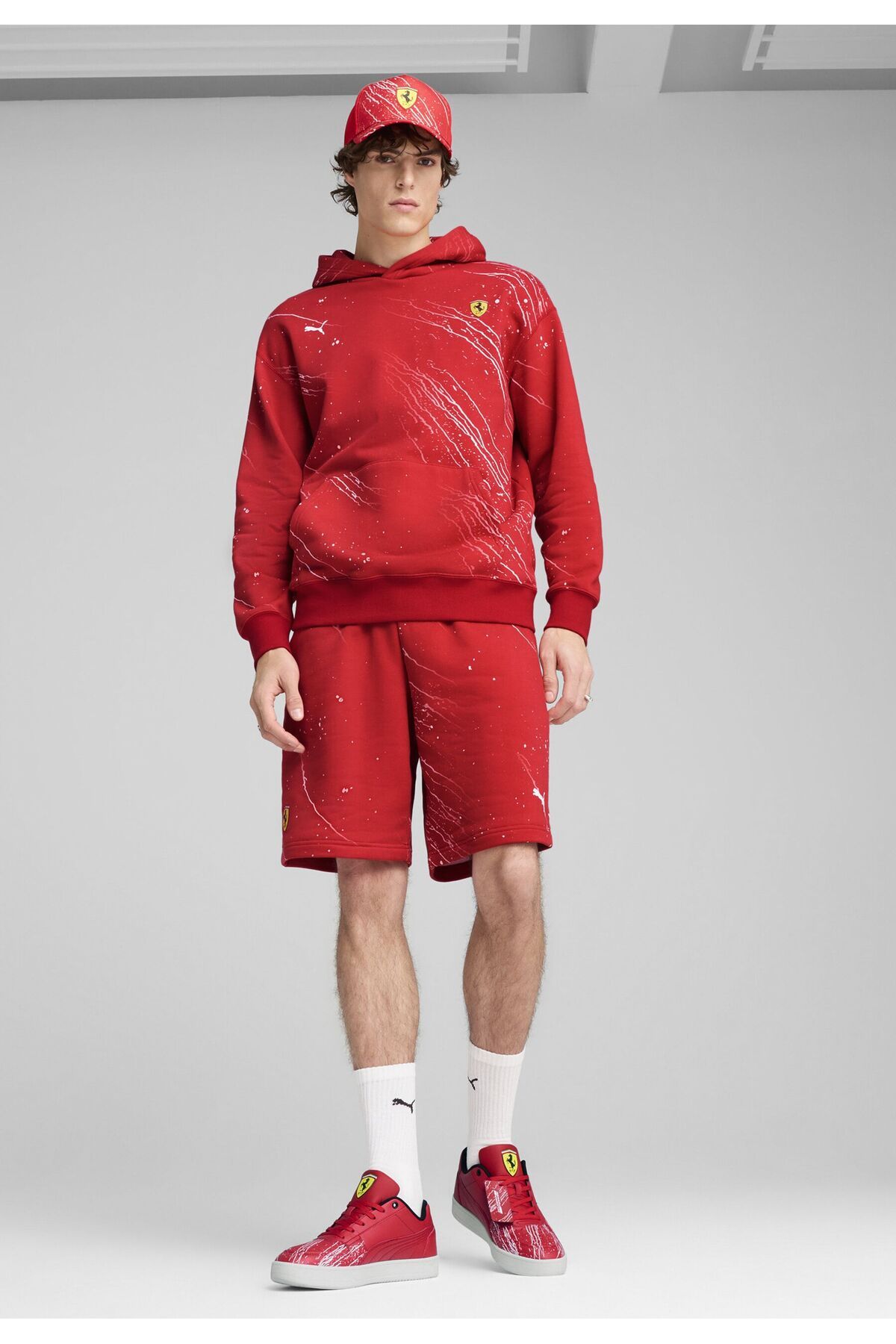 Puma-Farebné tenisky Scuderia Ferrari HP Caven 2.0 5