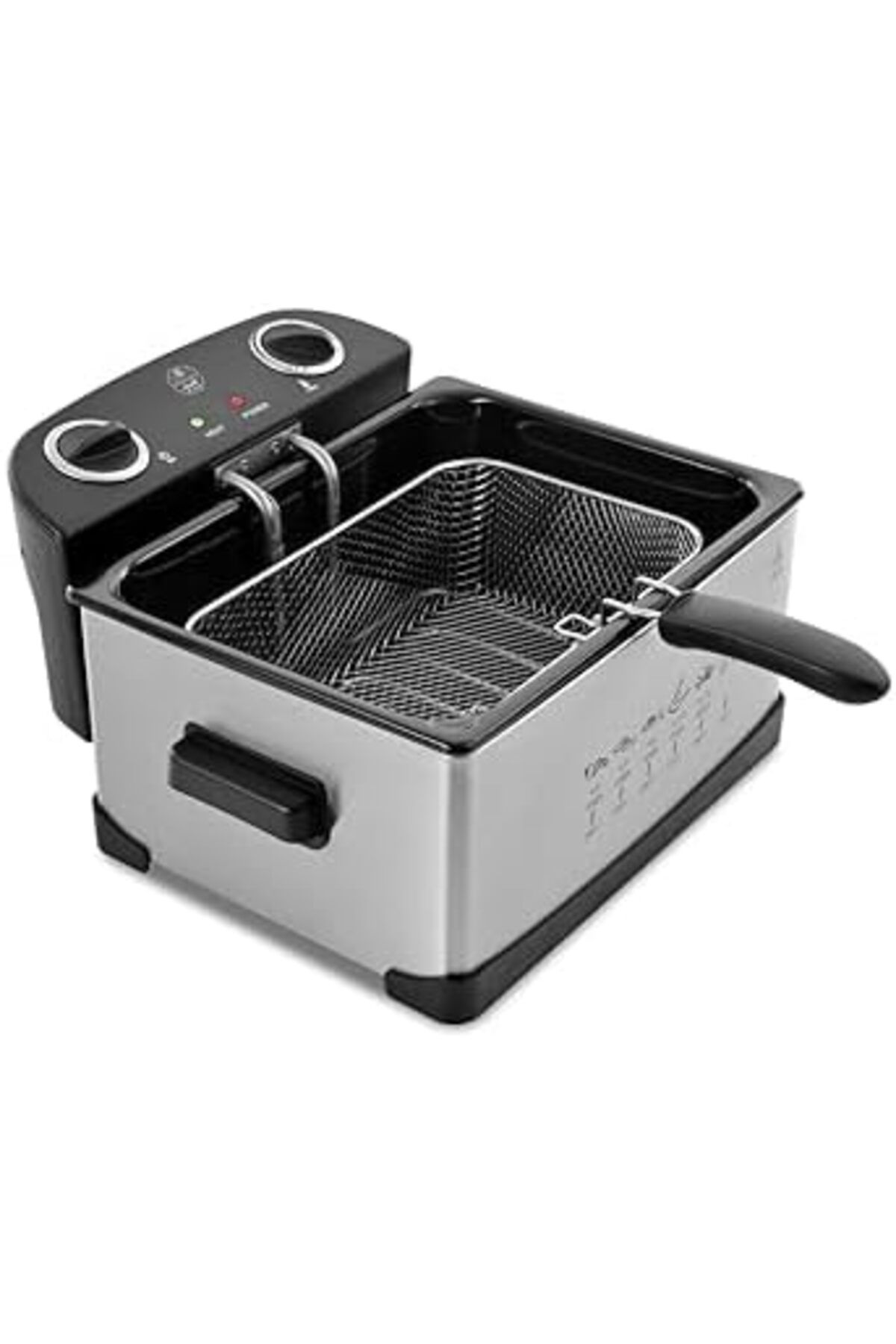 ALSAIF-Electric Deep Fryer 2400 Watts Stainless Steel By , Adjustable Temperature Control, Oil Splatt 6