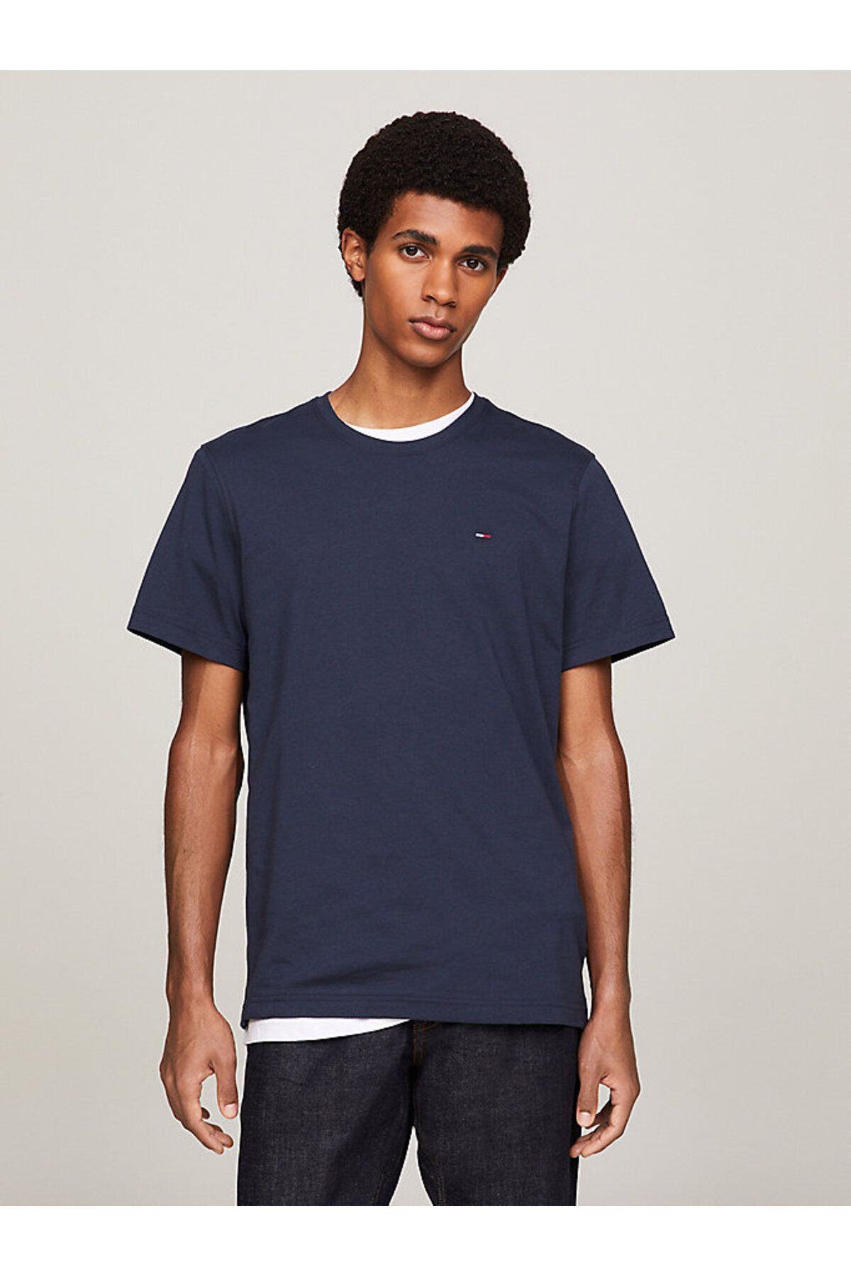 تی شرت مردانه تیشرت مردانه تی جی ام XSlim - آبی Tommy Hilfiger