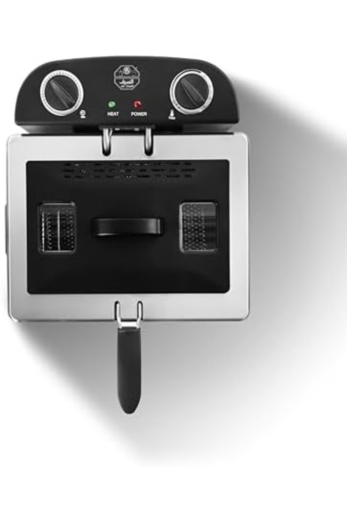 ALSAIF-Electric Deep Fryer 2400 Watts Stainless Steel By , Adjustable Temperature Control, Oil Splatt 4