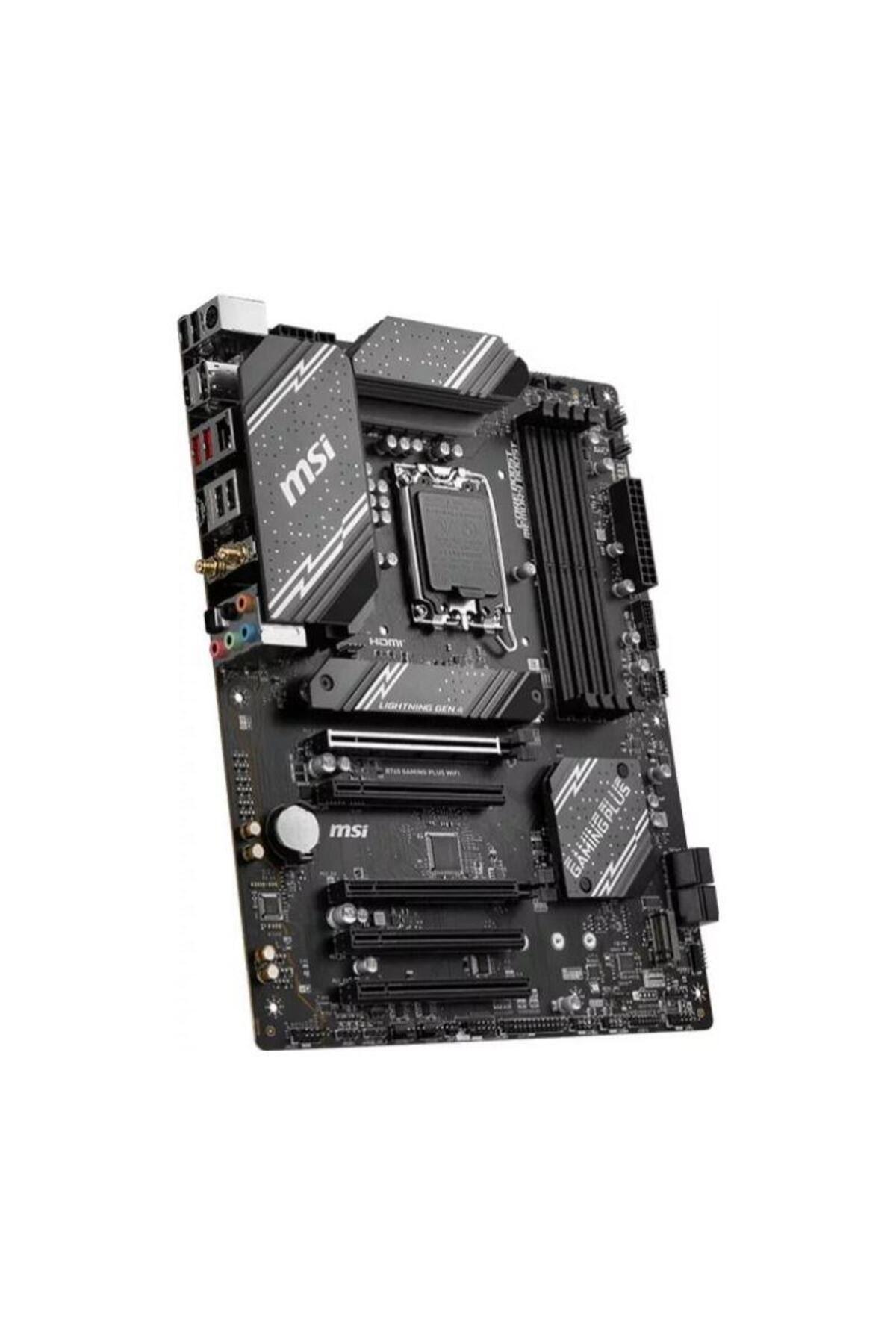MSI-Placa de baza MSI B760 GAMING PLUS WIFI, LGA 1700, DDR5, ATX 2