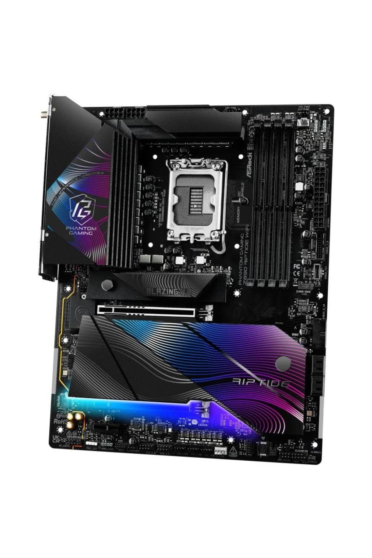 ASROCK-Motherboard ASRock PHANTOM GAMING Z890 RIPTIDE WIFI, DDR5, ATX, LGA 1851, Intel Z890 4