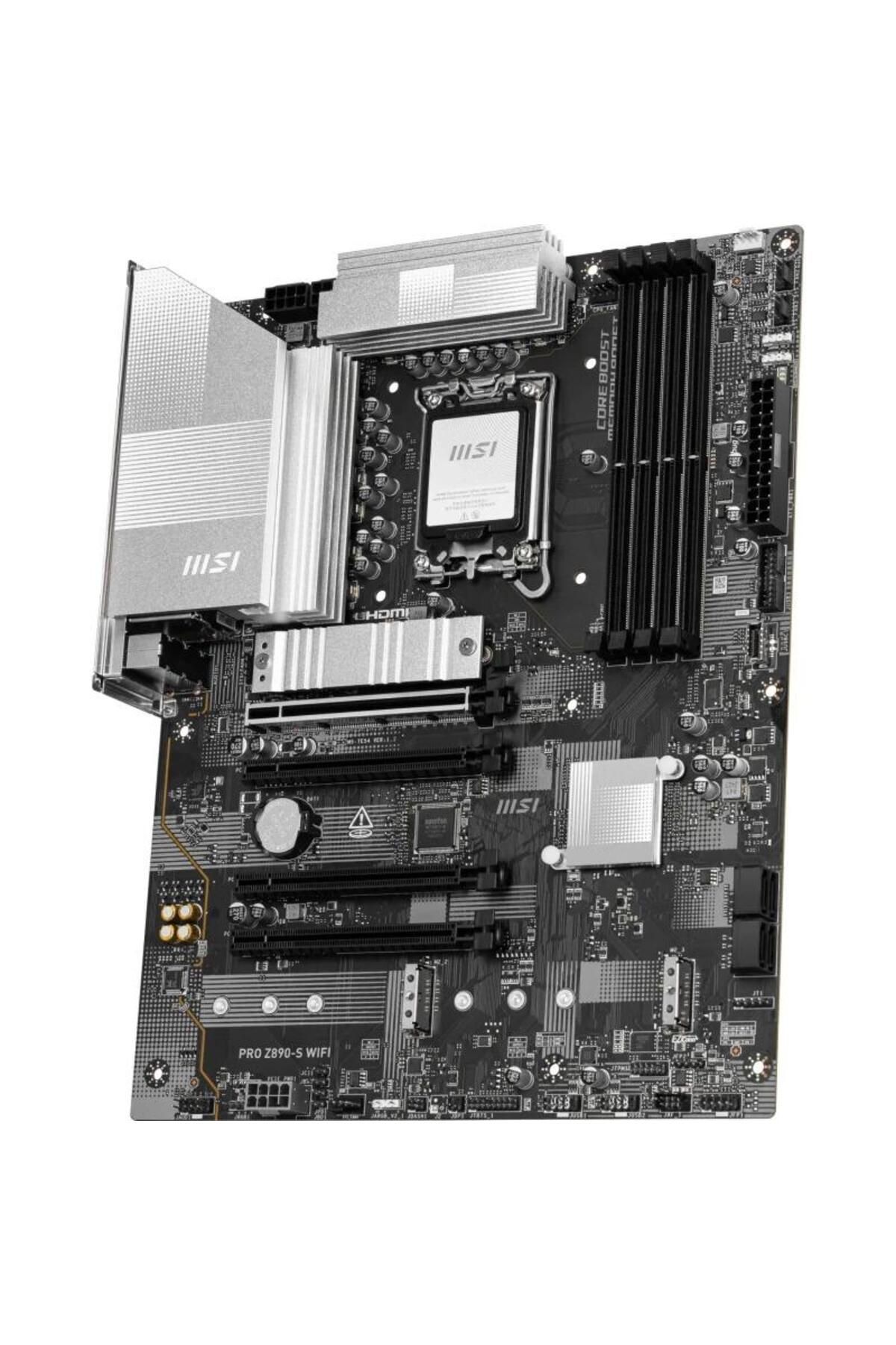 MSI-Placa de baza MSI PRO Z890-S WIFI, DDR5, ATX, LGA 1851, Intel Z890 5