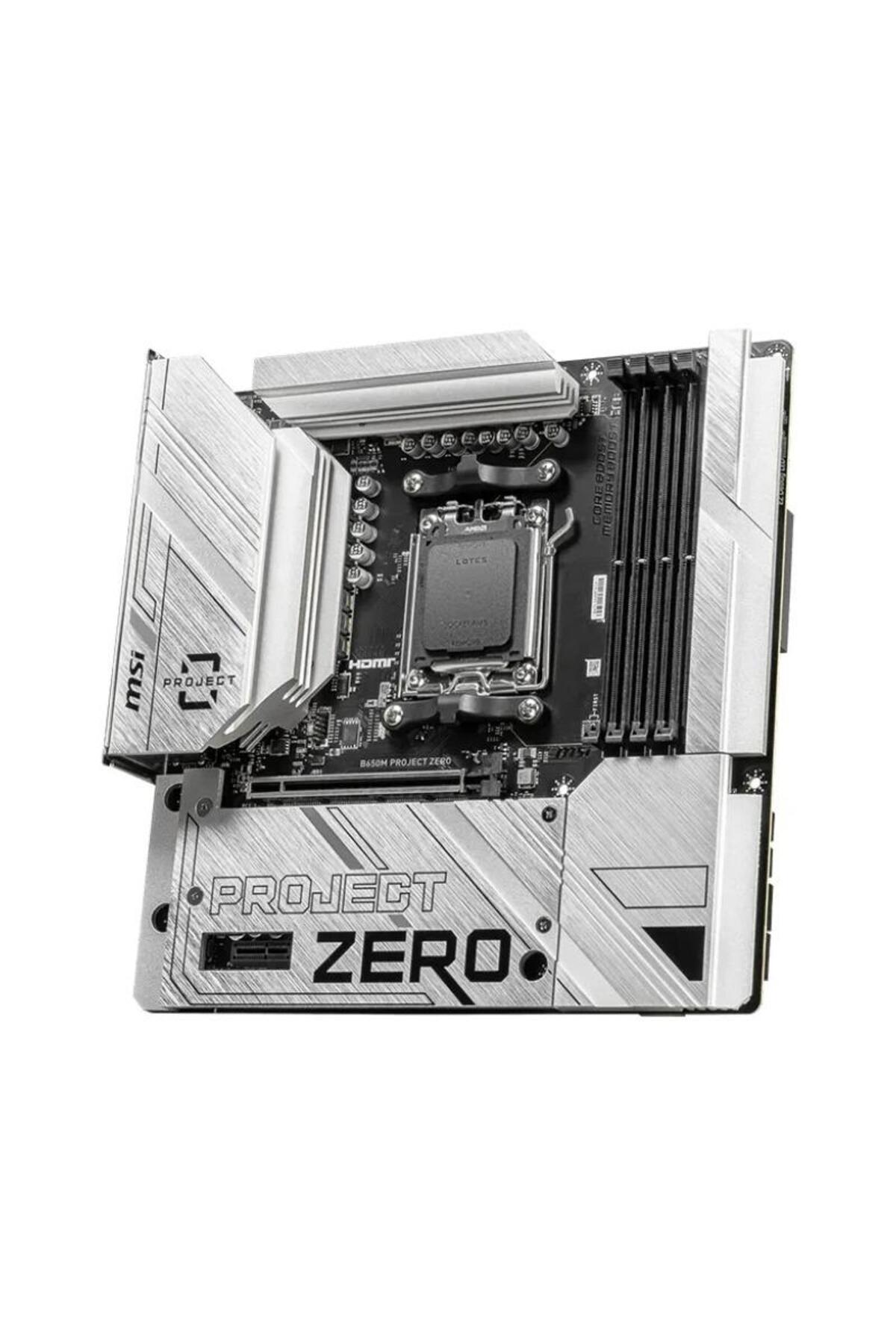 MSI-Placa de baza MSI B650M PROJECT ZERO, AM5, AMD B650, mATX 5