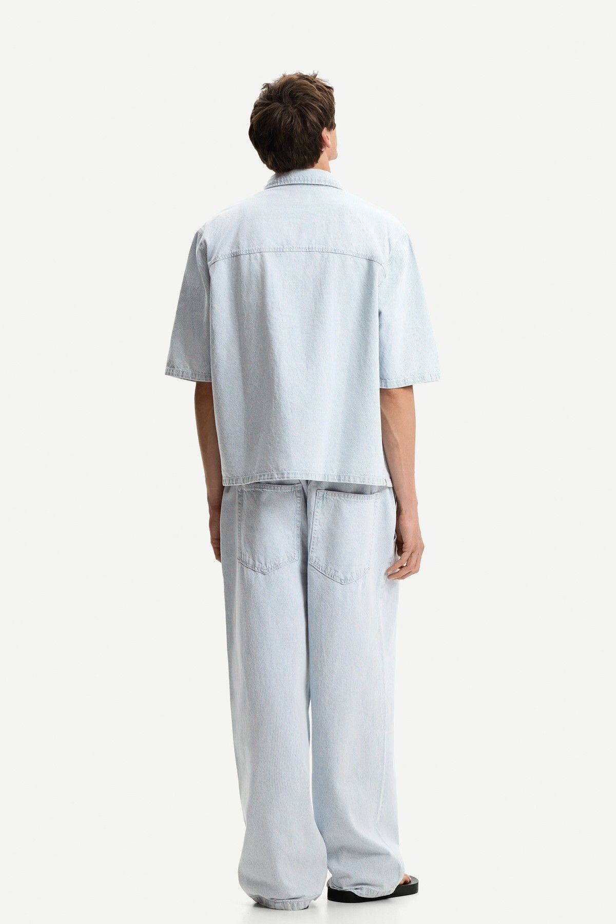 Bershka-Short sleeve denim shirt 3