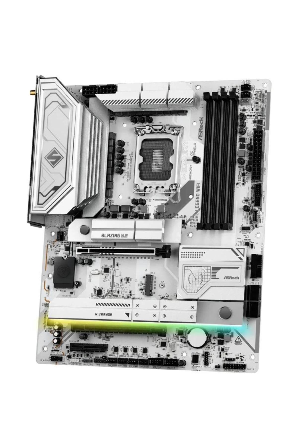 ASROCK-ASRock Z890 STEEL LEGEND WIFI motherboard, DDR5, ATX, LGA 1851, Intel Z890 4