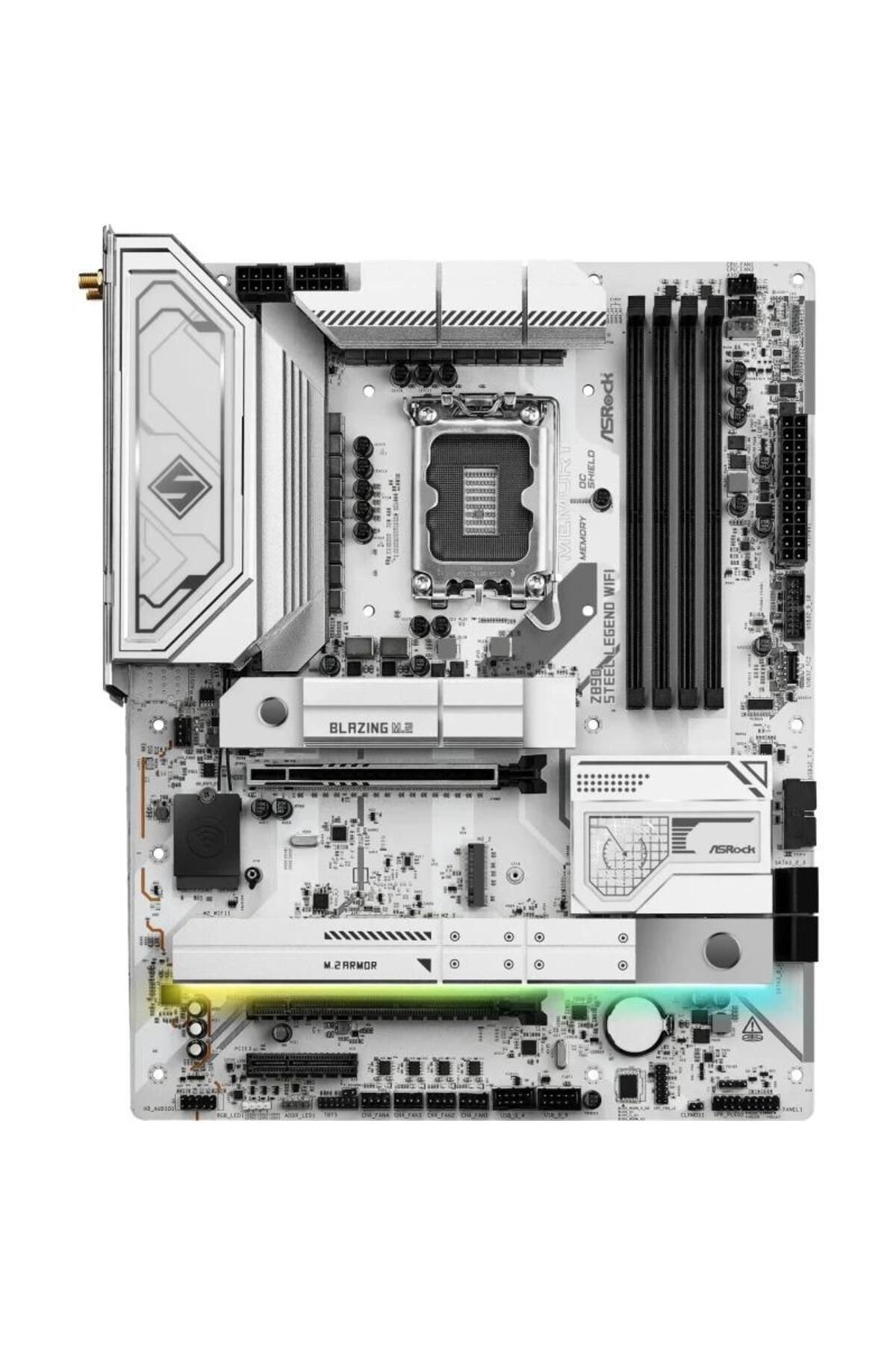ASROCK-ASRock Z890 STEEL LEGEND WIFI motherboard, DDR5, ATX, LGA 1851, Intel Z890 1