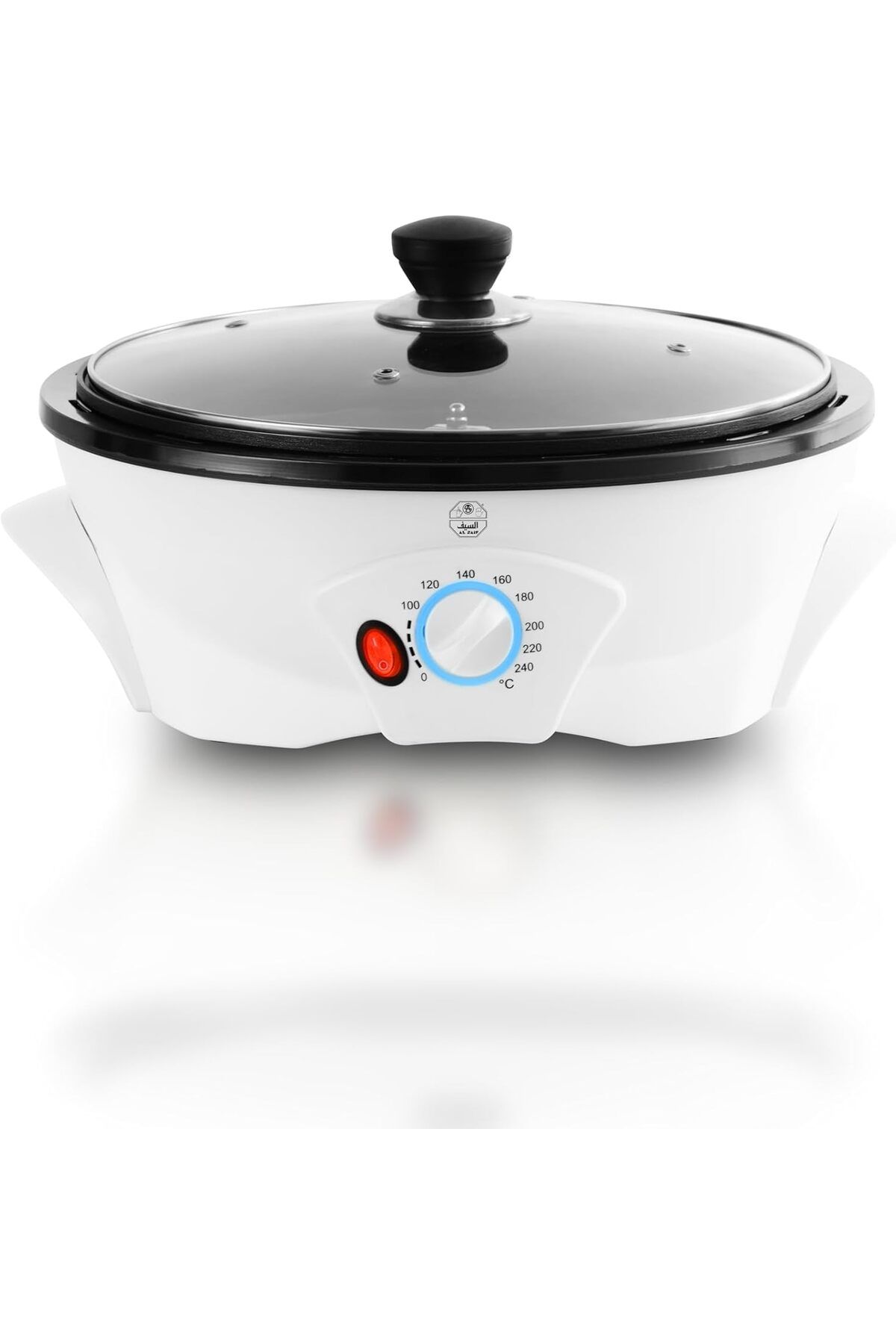 ALSAIF-Electric Coffee Roaster 1200W by Alsaif, Adjustable Temperature Control, Non-Stick, Sturdy Design 1