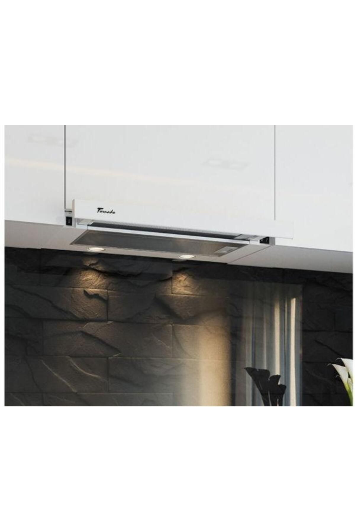 Tornado-Tornado Storm 700 (50) telescopic built-in hood, 1 Motor, 3 Speeds, 700 m3/h, Class C, 50 cm 4