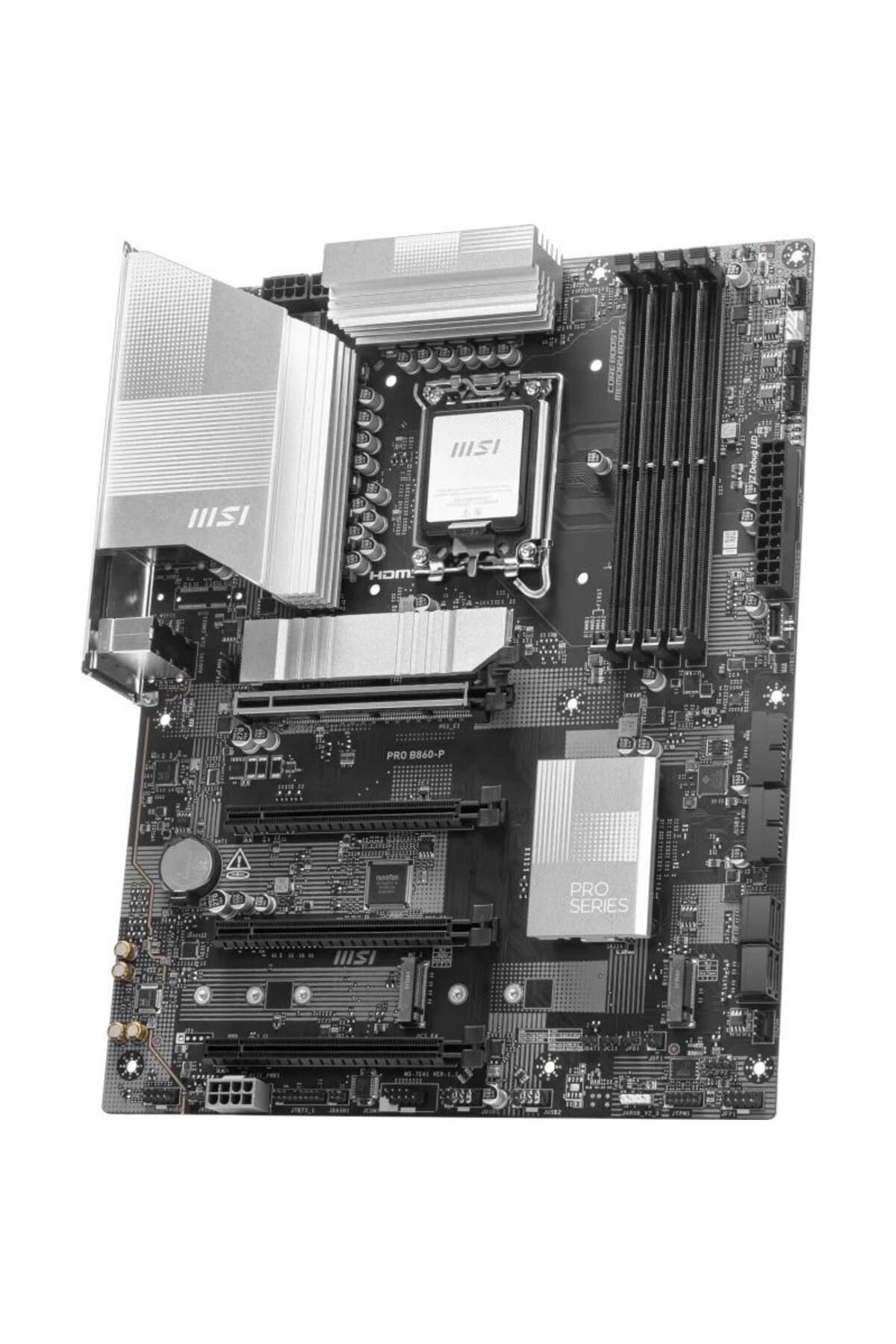 MSI-Placa de baza MSI PRO B860-P, Intel B860, LGA 1851, DDR5, ATX 4