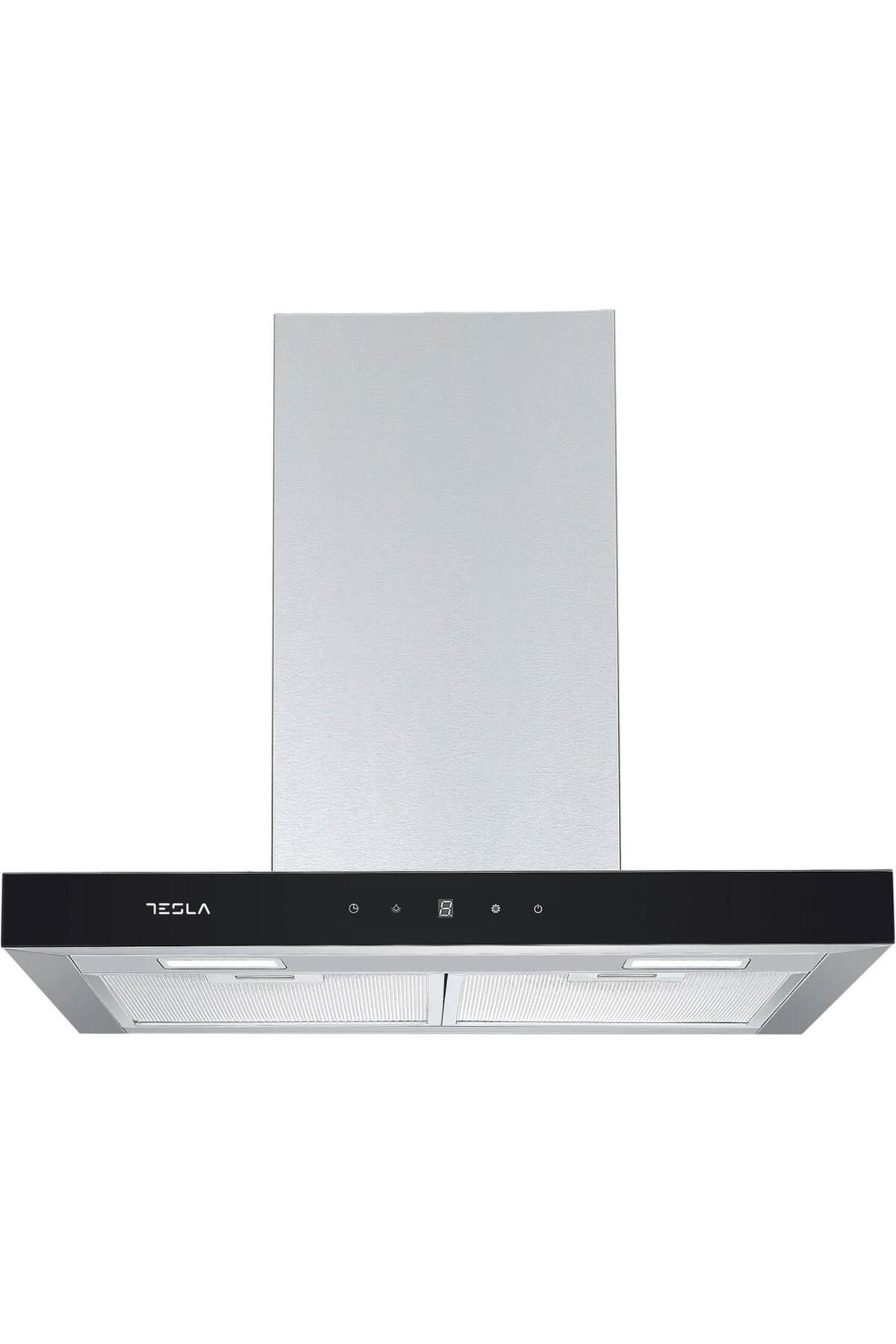 TESLA Hota Decorativa Tesla , In Forma De T, 630 Mc/h, 1 Motor Dc 75 W, Display Led, 60 Cm, Clasa A+ - One Size