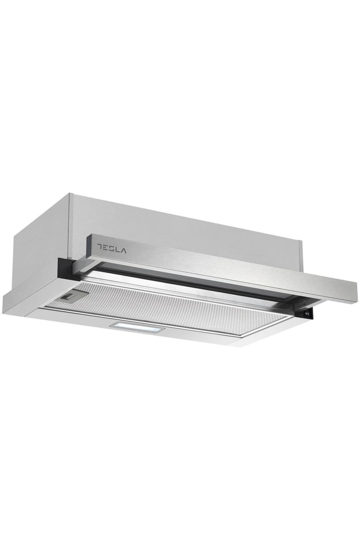 TESLA Hota Incorporabila Telescopica Tesla B, 350 M3/h, Doua Motoare 2x60 W, Iluminare Led 1x2 W - One Size