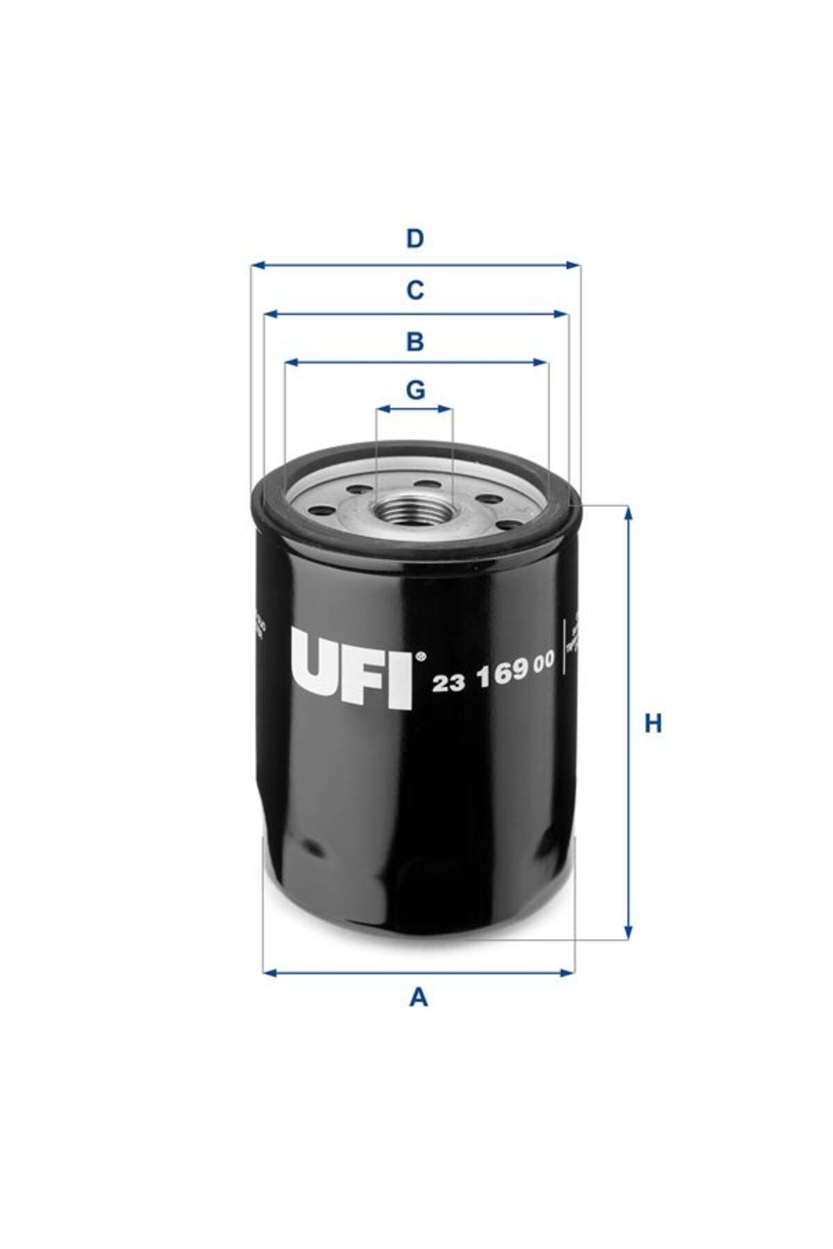 UFI YAĞ FİLTRESİ UNO 45-PANDA-TMPR-ALFA 145-146-164 -IBIZA I-TERRA 4434791-4469399-60504569