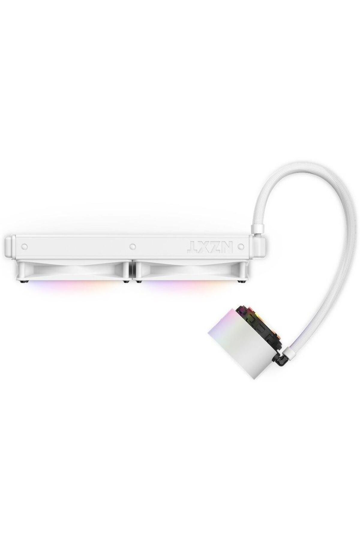 Nzxt-NZXT Kraken Elite 280 RGB CPU Cooler, pump with LCD screen, ARGB controller, white 2