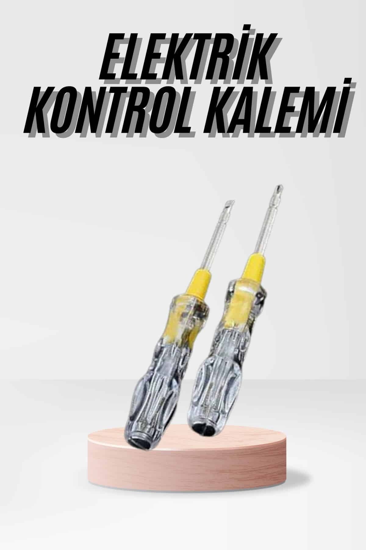 teknodayım Kontrol Kalemi Çift Başlıklı Şeffaf Elektrik Testi Değişken Uçlu