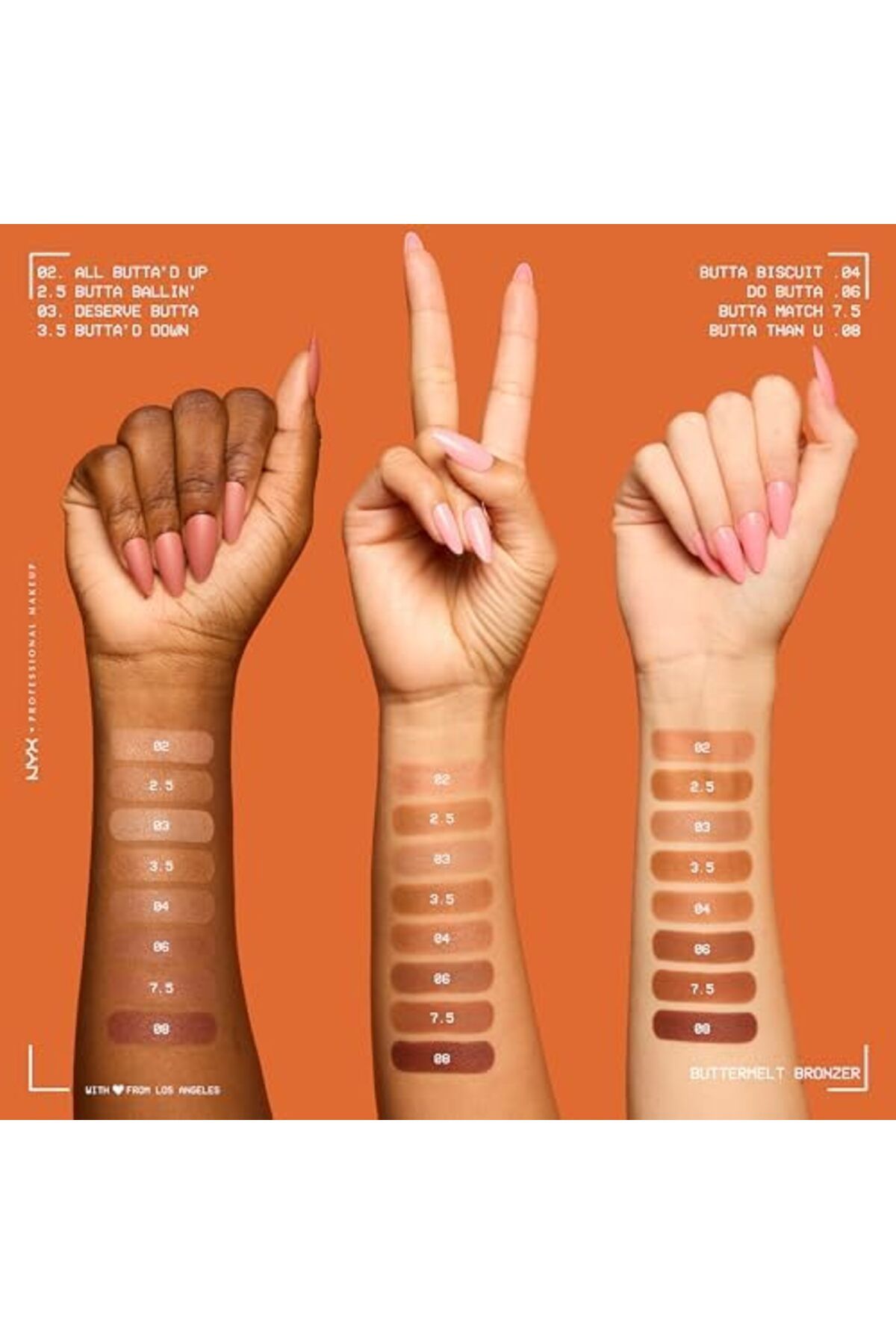 NYX Professional Makeup-All Butted Up Bronzer, Shade 02 8