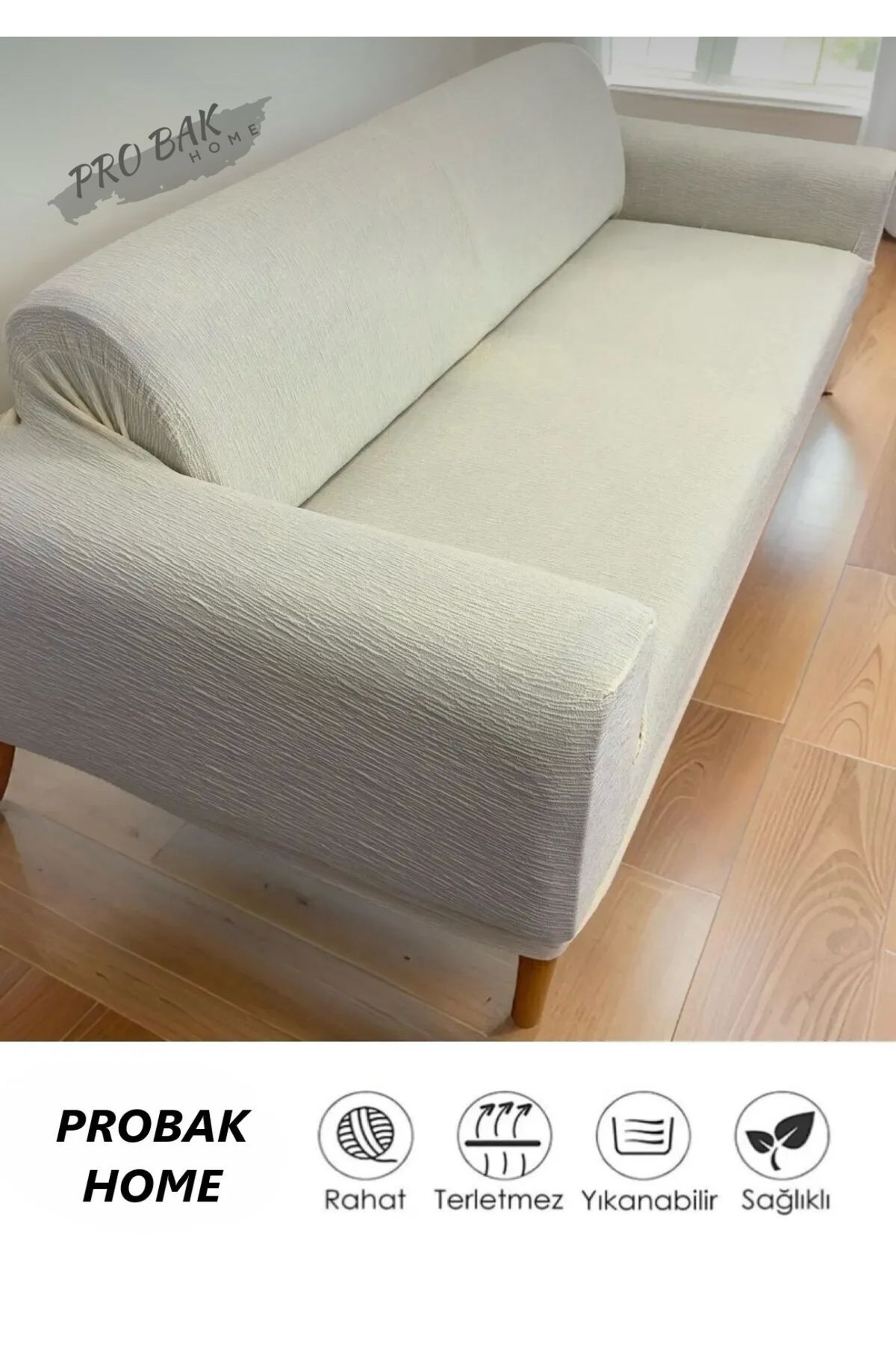 probak-Husa de canapea jacquard simplu pentru 3 persoane |   Husa scaun cu elastic | husă canapea extensibilă |   husa scaunului 2