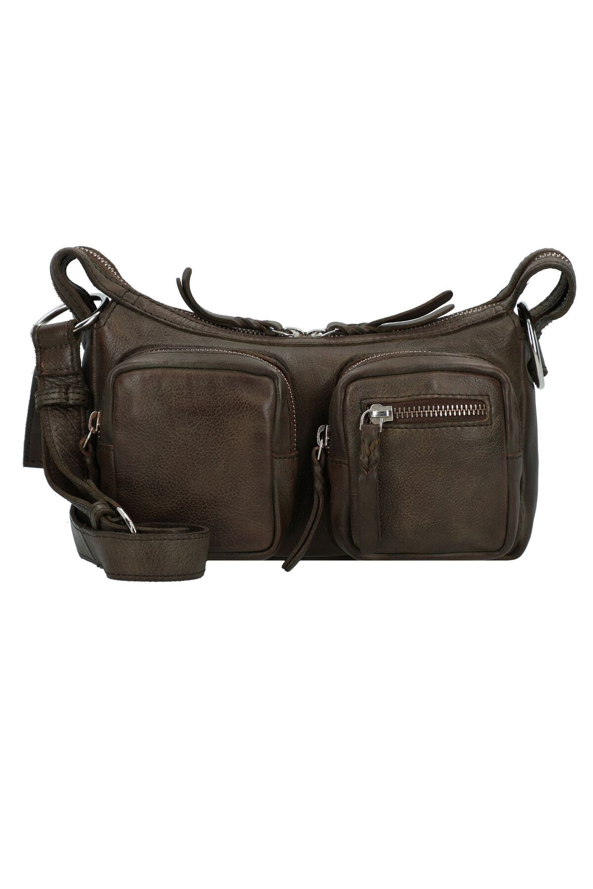 Taschendieb Wien-Salvatorianerplatz Umhängetasche Leder 24 Cm 1