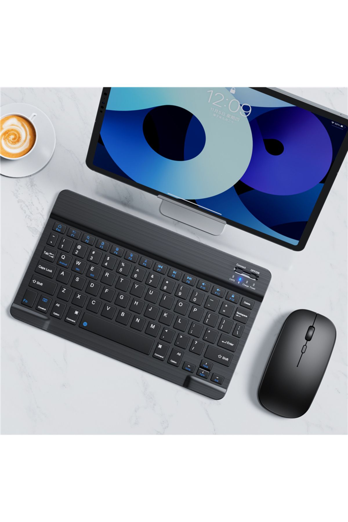 congdi-A Keyboard mouse Wireless Mouse Dual Modes Bluetooth-compatibl 2.4G Portable Office Mouse for Laptop 1