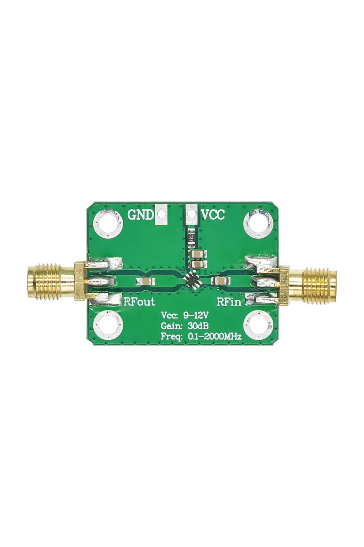 Choice-New Arrival 0.1-2000MHz RF wideband amplifier gain 30dB low-noise amplifier LNA 4