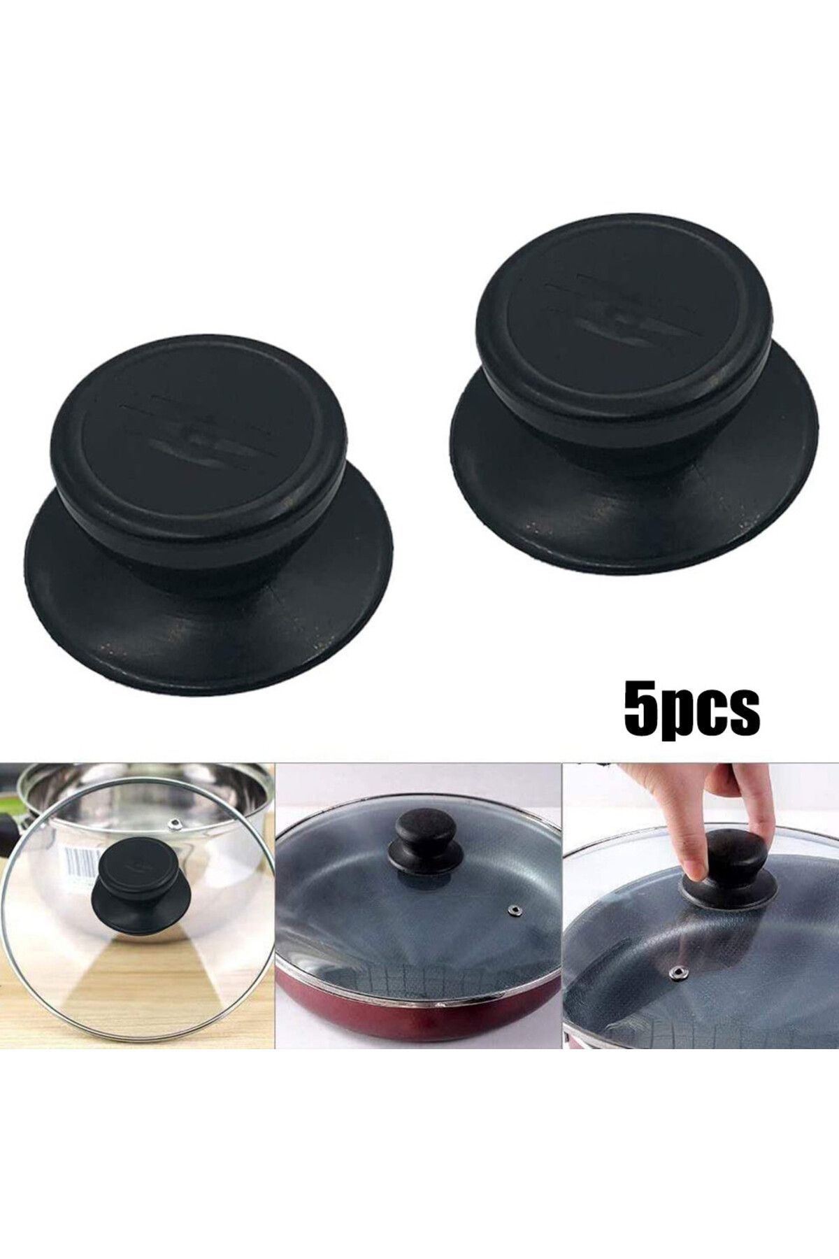 Choice-5Pcs Cooking Pot Pan Lid Handle Replacement Knob Lifting Handle Saucepan Lid Cookware Replace Par... 6