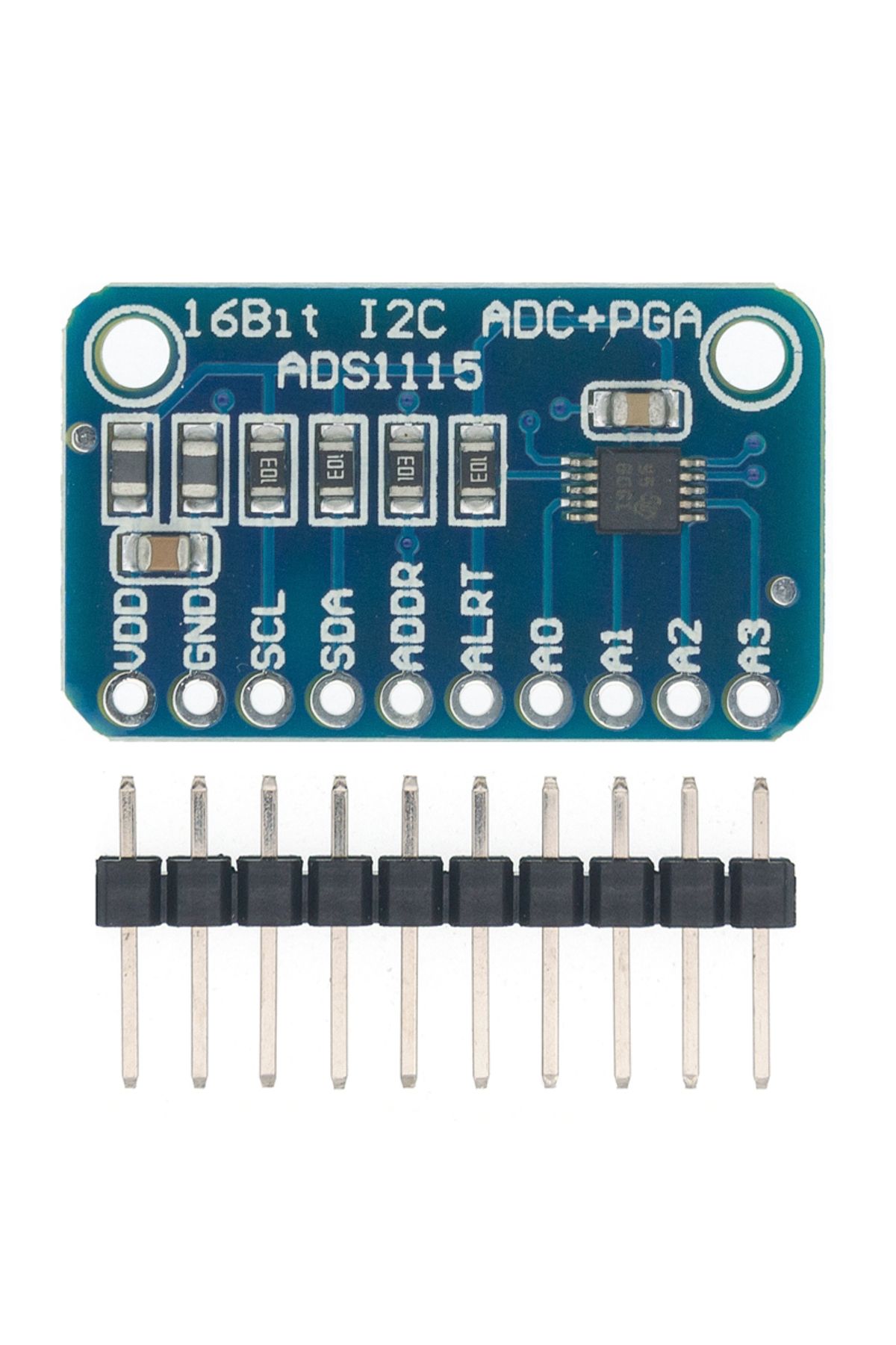 Bolantedz-16 Bit I2C ADS1115 Module ADC 4 Channel With Pro Gain Amplifier RPi Development Board 8