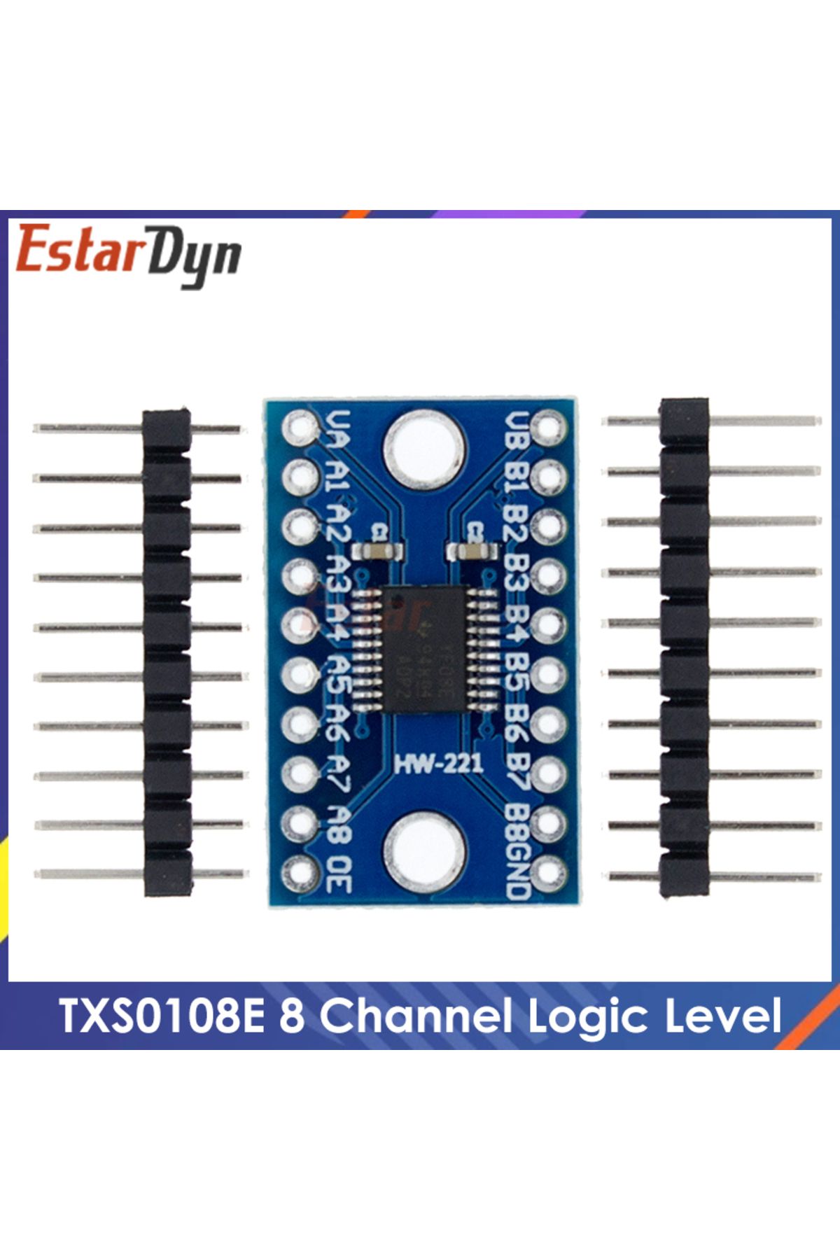 Estardyn-3.3V 5V TXS0108E 8 Channel Logic Level Bi-directional Converter Module TXB0108 Mutual Convert Mod... 1