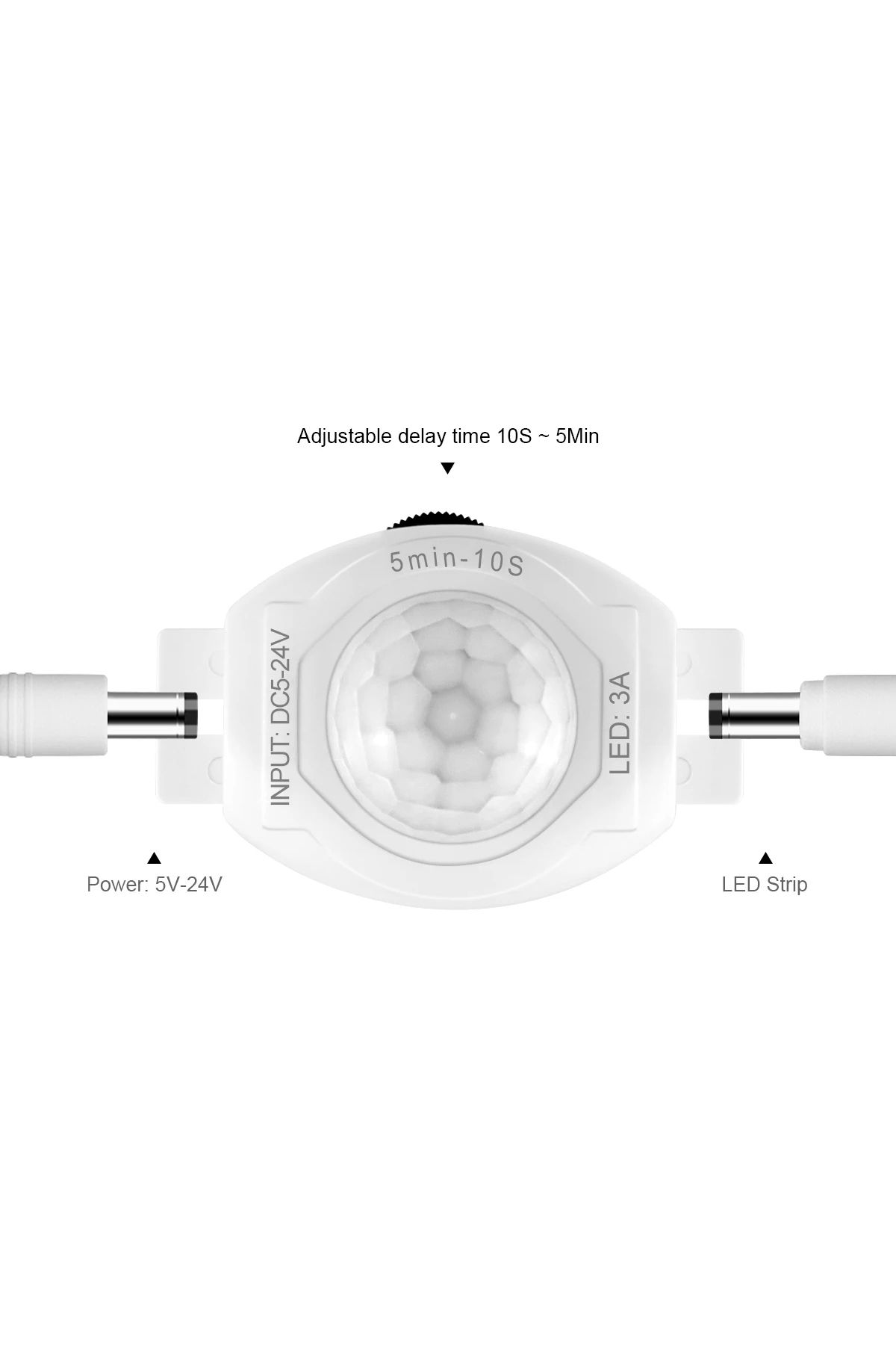 Choice-DC 5V 12V 24V 3A Highly Sensitive PIR motion Sensor Light Switch Infrared IR Sensor Detector Swit... 4
