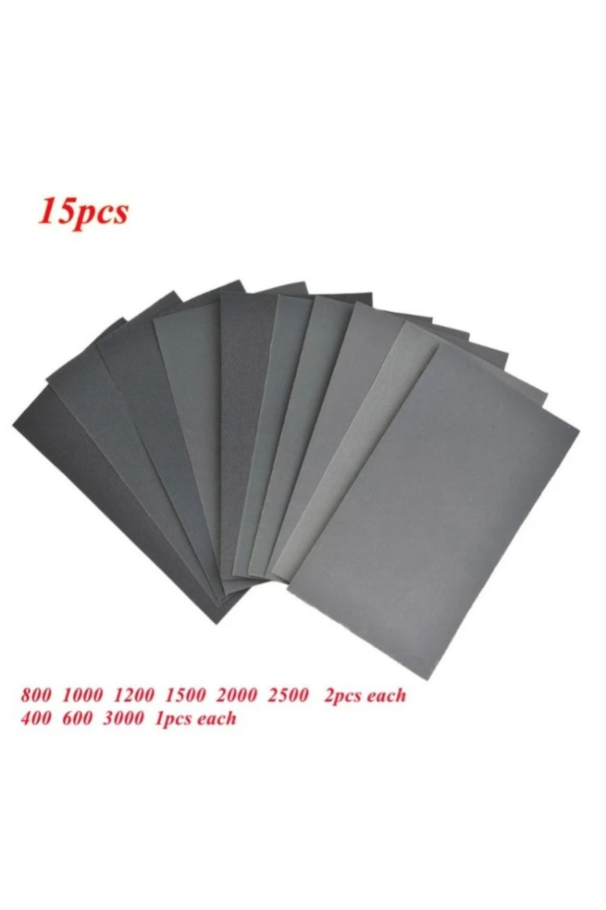 Choice-Car Polish Sand Paper 400 600 3000 800 1000 1200 1500 200 0 2500 Grit Metal Glass Ceramics Wood P... 8