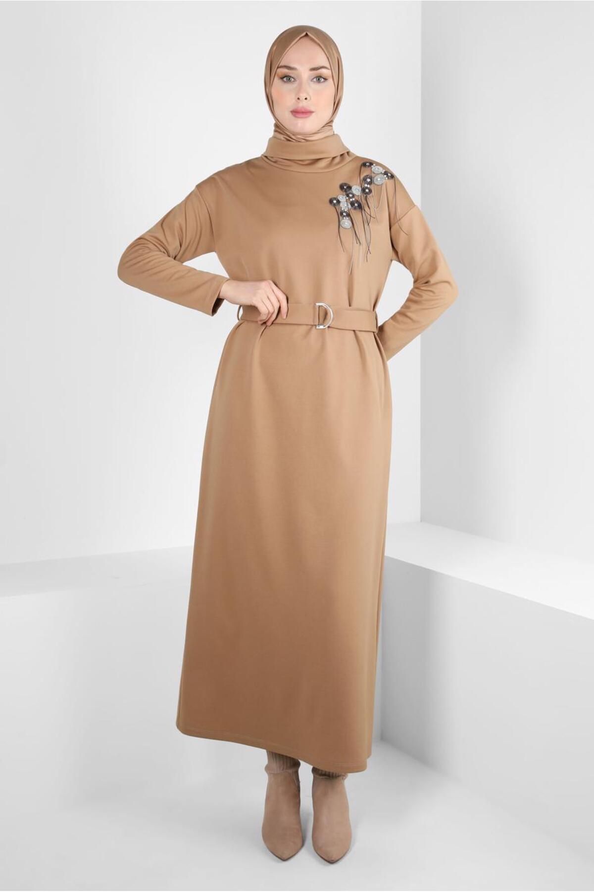 لباس بافتنی کمربند دار 44213 Alvina