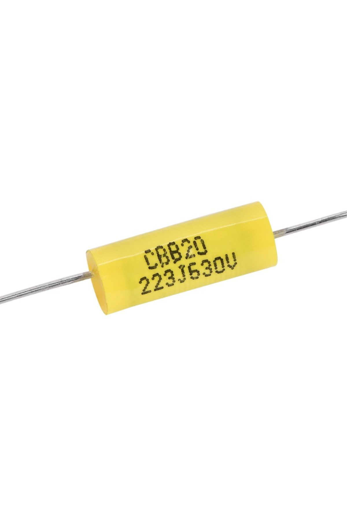Choice-10pcs Long Yellow Lead Axial Polyester Film Capacitor 0.022uF 630V For Vintage Radio 223J Electri... 3