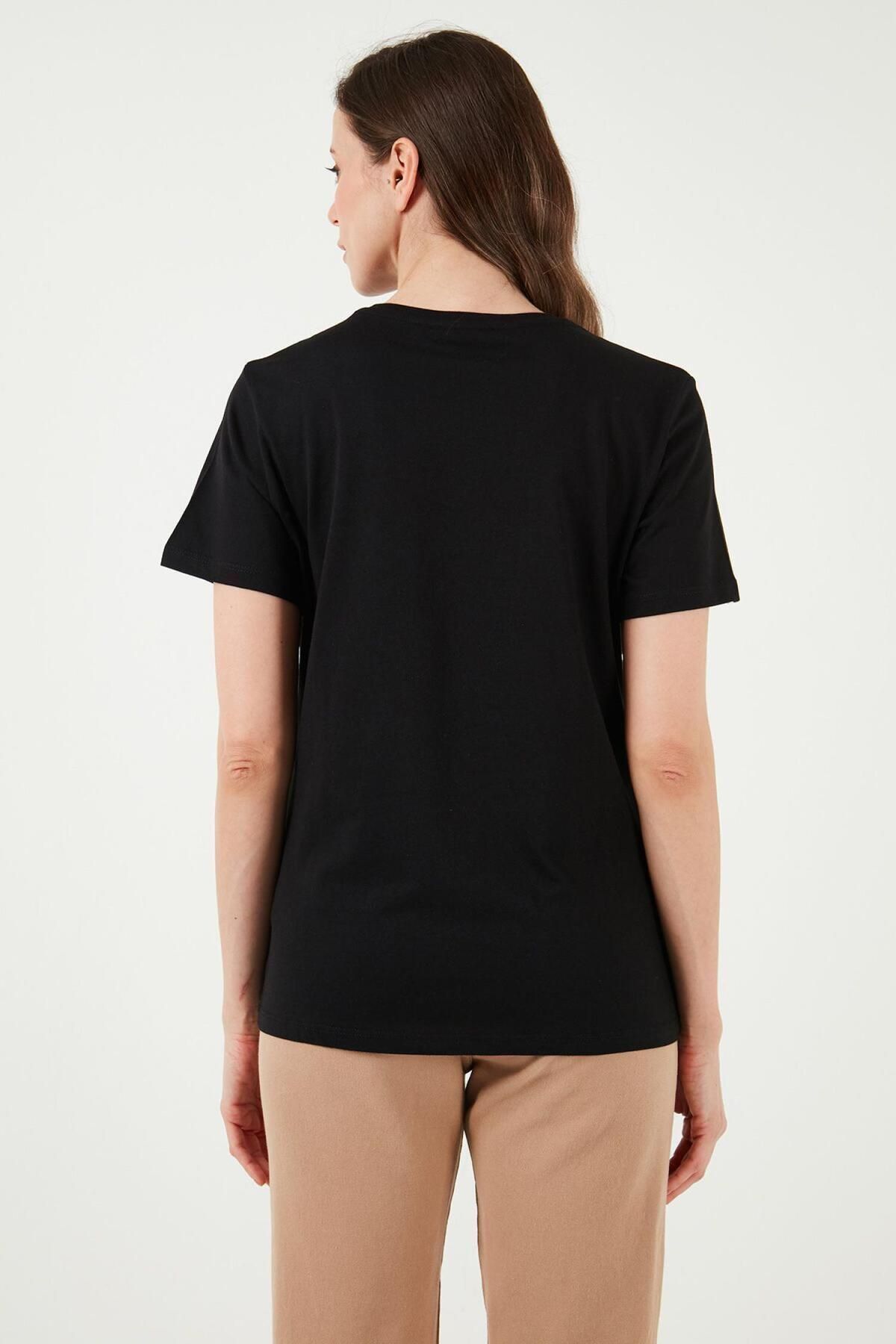 Fashion Friends-Tricou din bumbac cu decolteu rotund - TRIOC 24Y0698K1 4