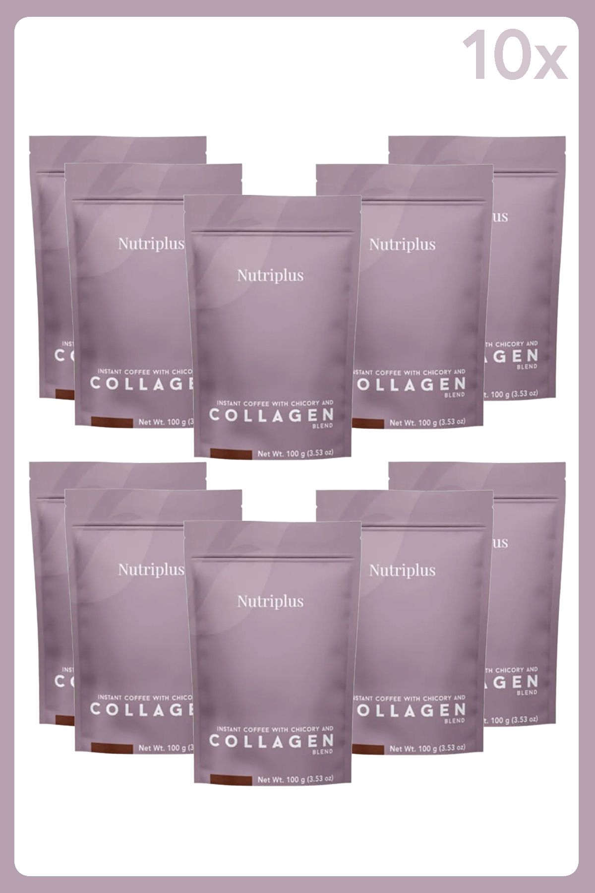 Farmasi Nutrıplus Kolajenli Hindiba Kahve 100 G - 10 Adet