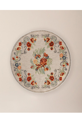 Madame Coco Loubressac Daire Halı - Koyu Bej/kahverengi - 160x160 Cm