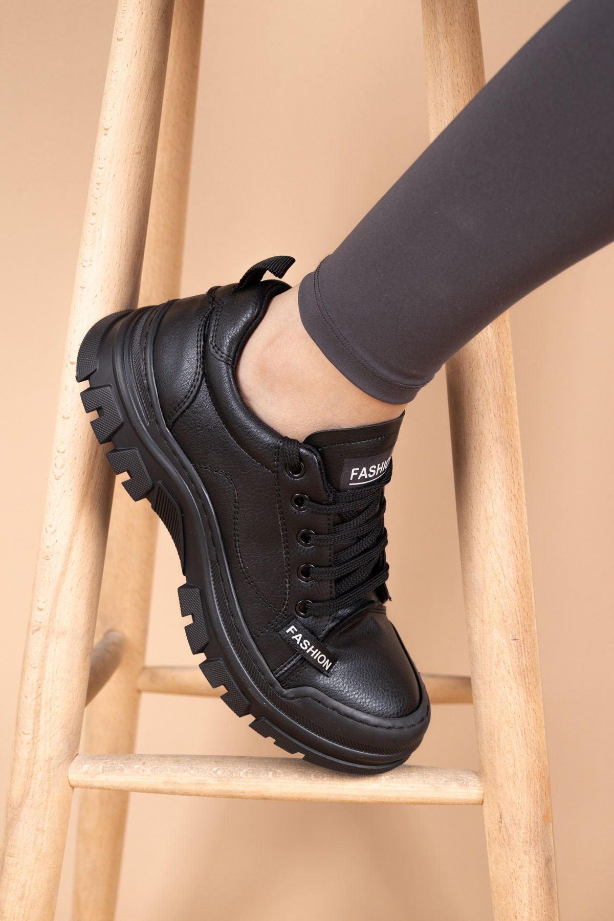 Getcho-Florun Black Women's Casual Shoes 3