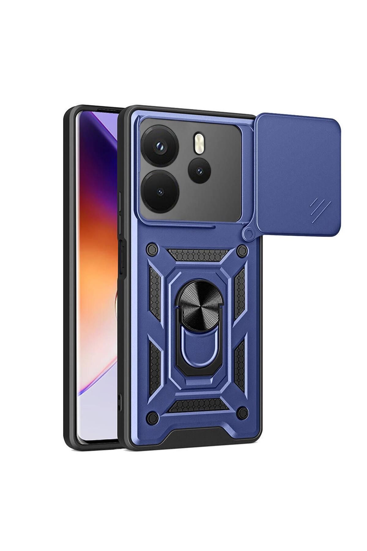 Microsonic Xiaomi Redmi Note 14 4G Kılıf Impact Resistant Lacivert