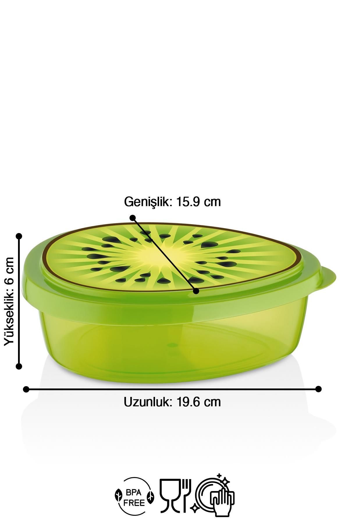 HOMENIVA-Stylish Design Storage Container with 4 Leakproof Lids 4
