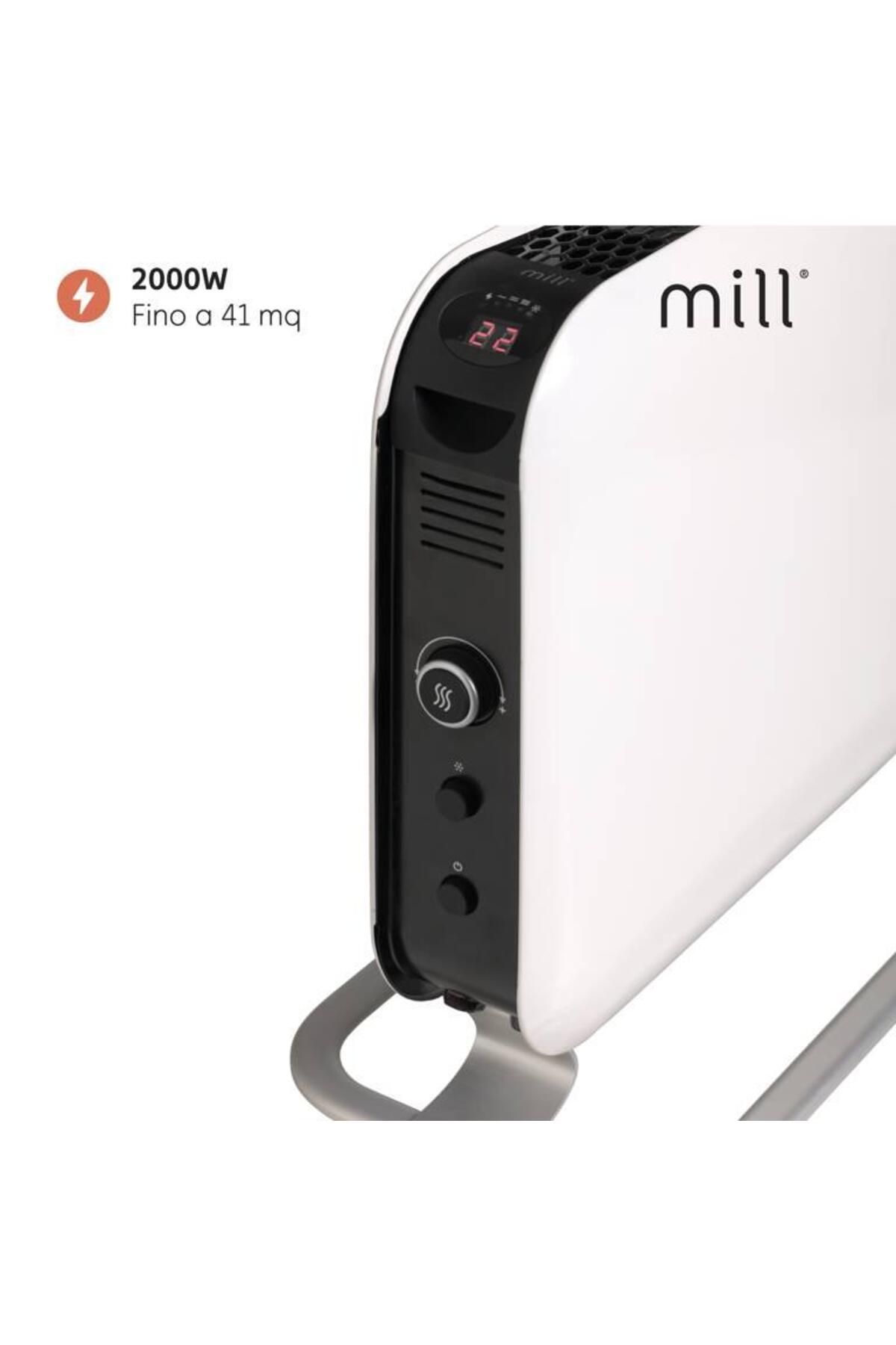 Mill-Mill portable convector with instant convection, 2000W, LED 2