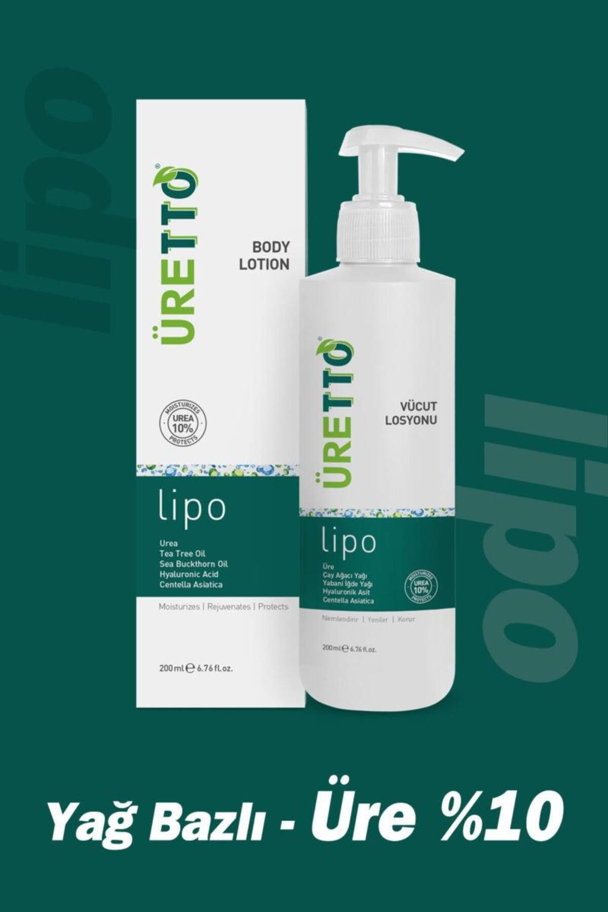 کرم بدن لوسیون URETTO LIPO 200 میل Tto