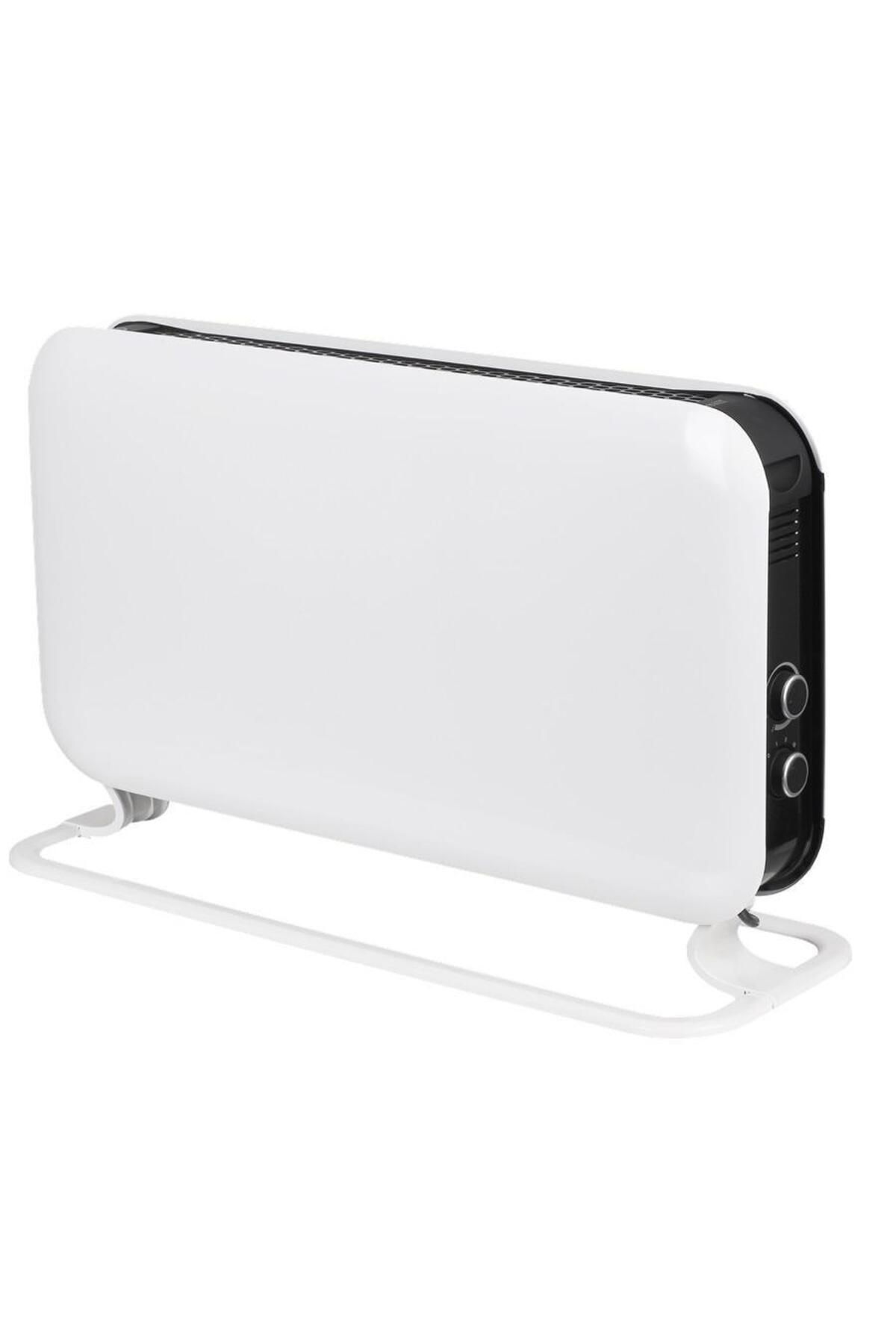 Mill-Mill Instant Mec mobile mechanical convector, 2000W, 3 settings, with steel side plates (White) 1