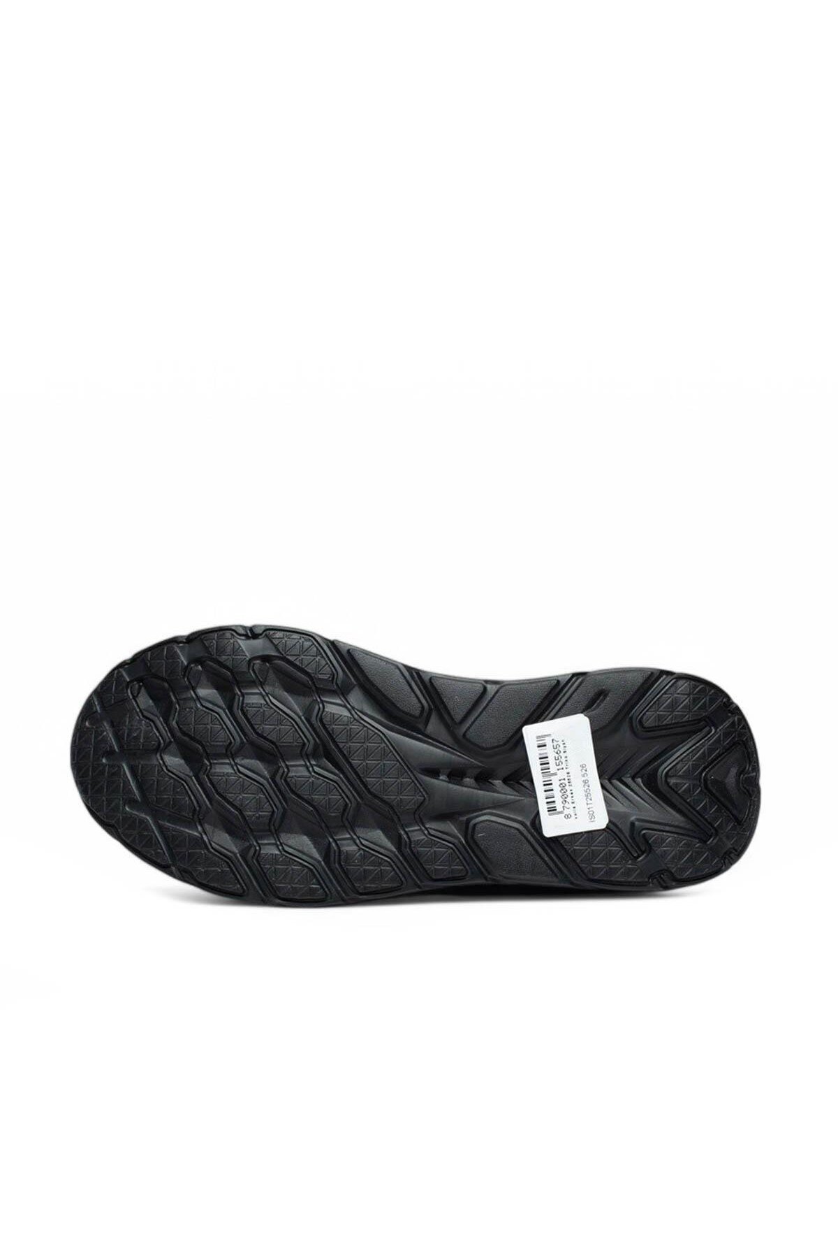 VOLİS TRİKO Memory Foam Taban Bağcıksız Erkek Yürüyüş Ayakkabı — مشکی MN-25526 — تصویر 4 از 4