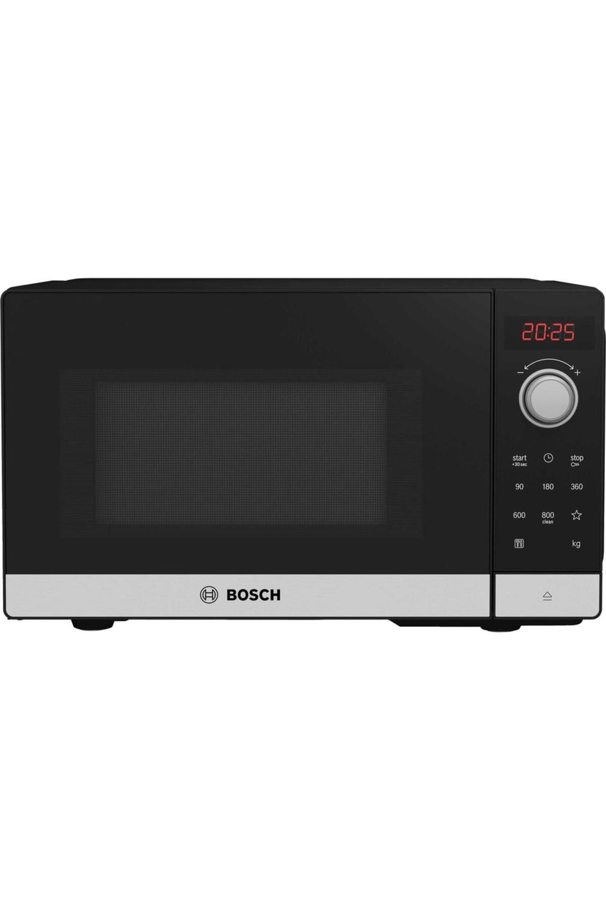 Bosch-Cuptor cu microunde Bosch FFL023MS2, 800 W, 20 l, Otel inoxidabil (Negru/Gri) 1